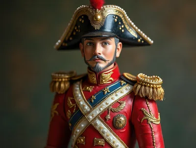 Portrait Of A Royal Military Officer Figurine