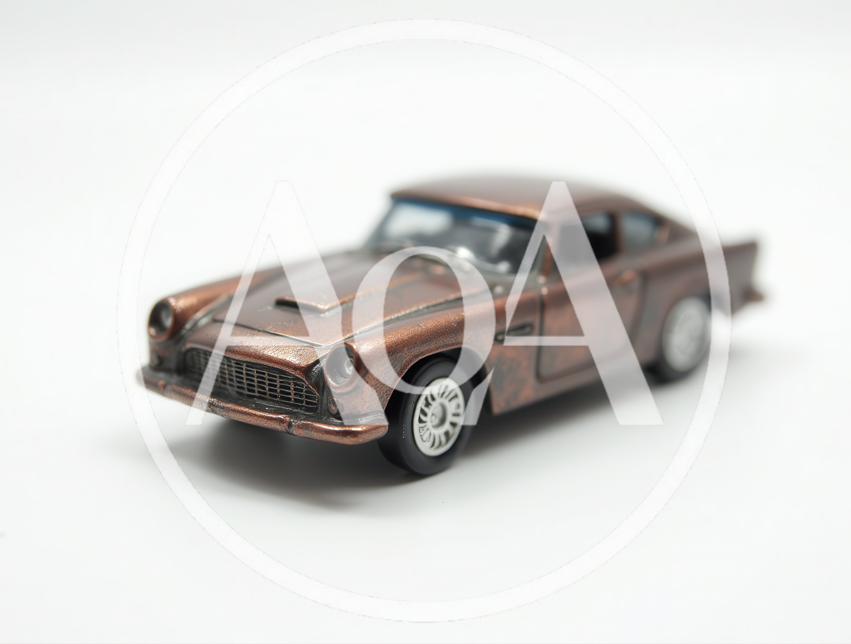 Bronze Vintage Sports Car Toy Model