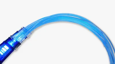 Fiber Optic Cable Bundle With Glowing Connector