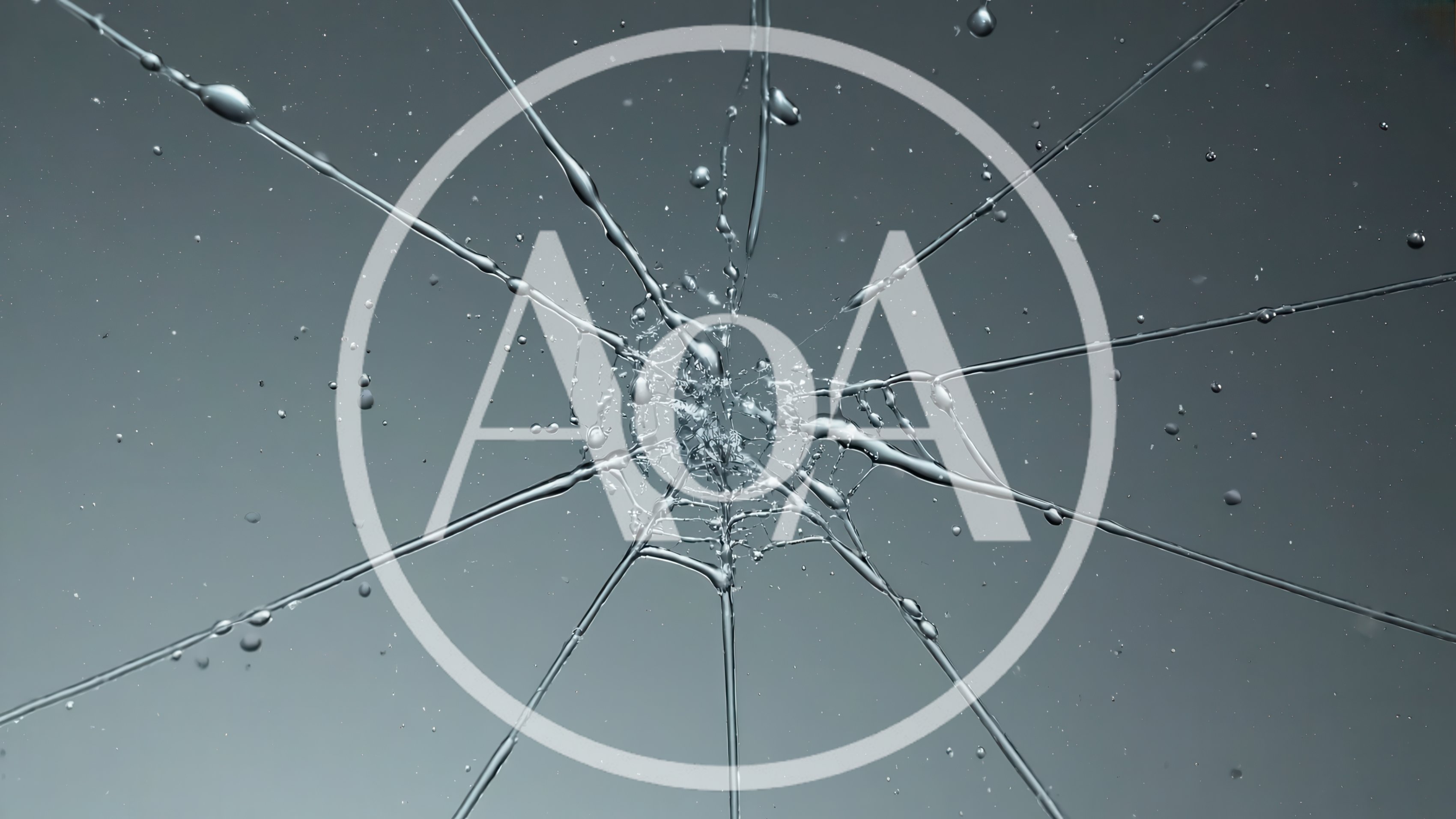 Shattered Glass Texture With Radial Cracks