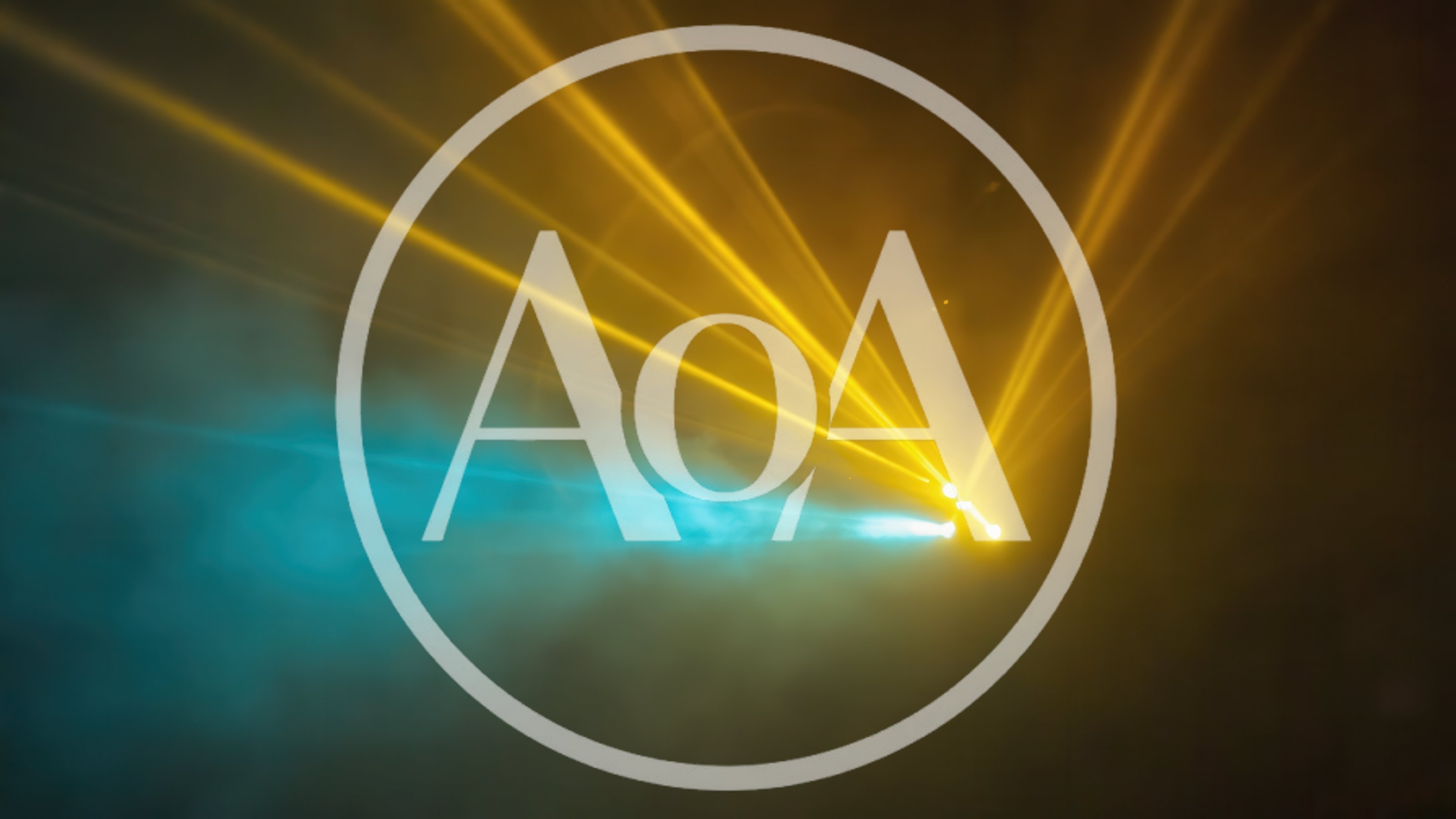 Dynamic Stage Lighting Beams In Hazy Atmosphere
