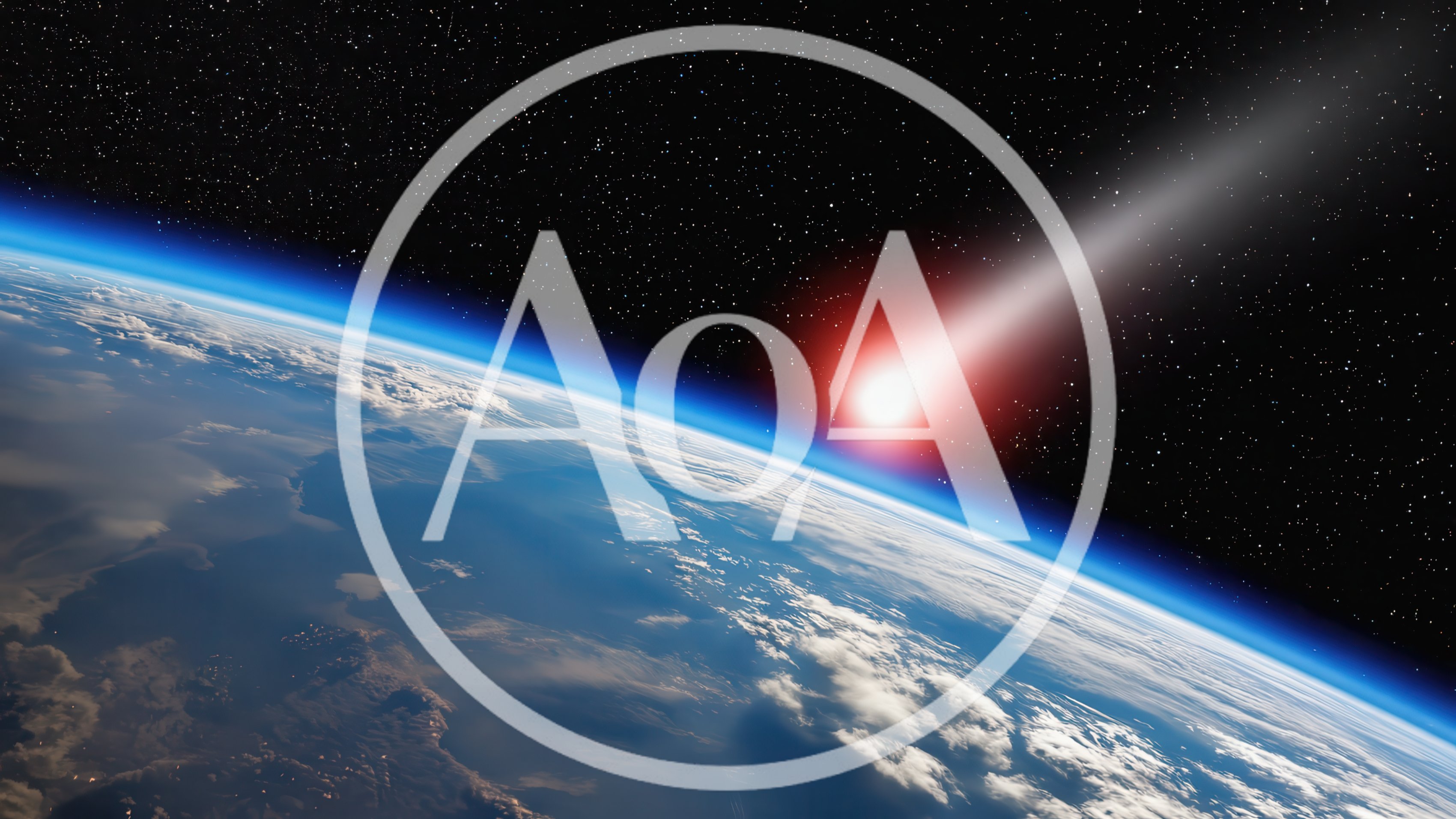 Meteor Entering Earth Atmosphere From Space
