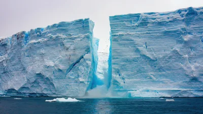 Massive Glacier Calving Event In Antarctica