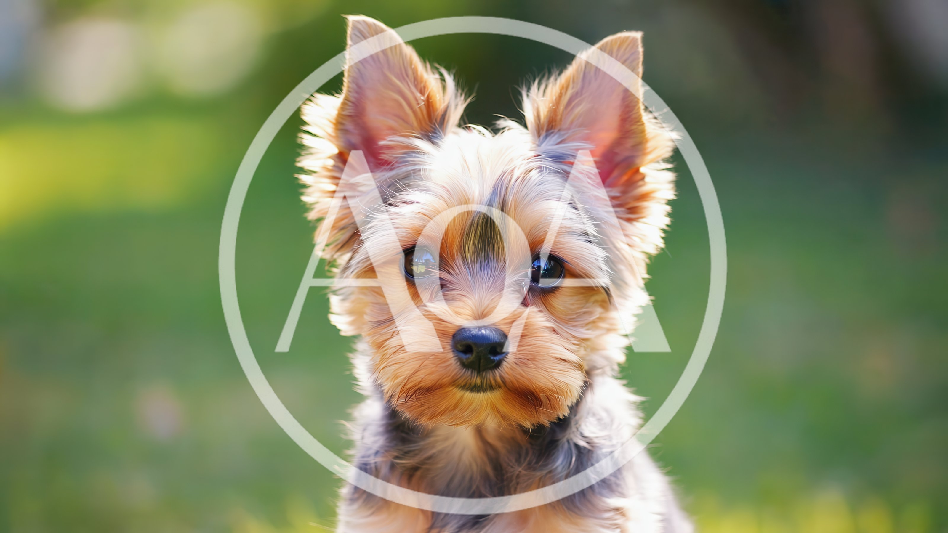 Portrait Of A Cute Yorkshire Terrier Puppy