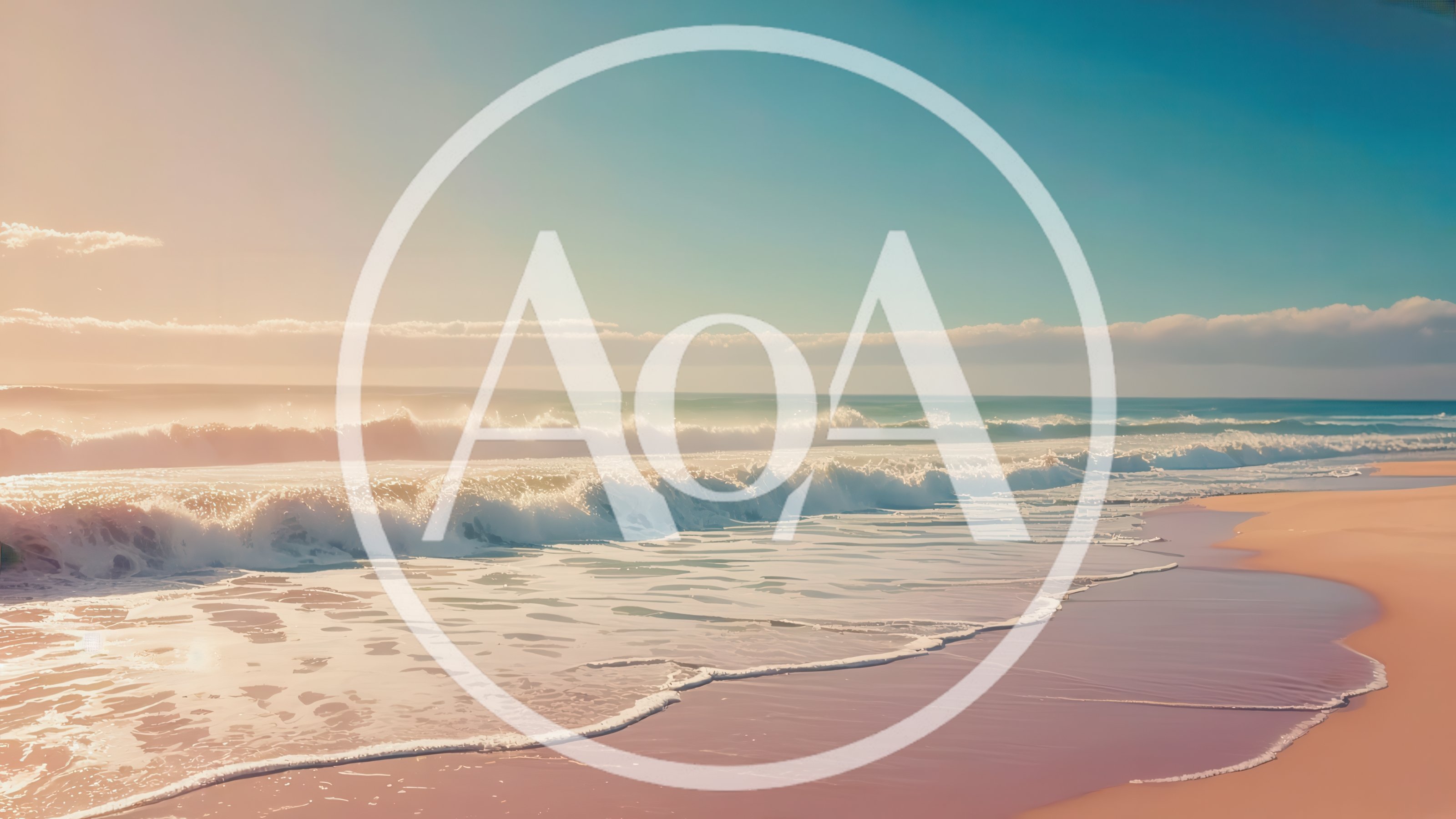 Gentle Ocean Waves Rolling Onto Sandy Beach