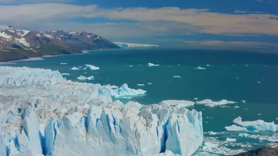 Perito Moreno Glacier Ice Formations In Patagonia