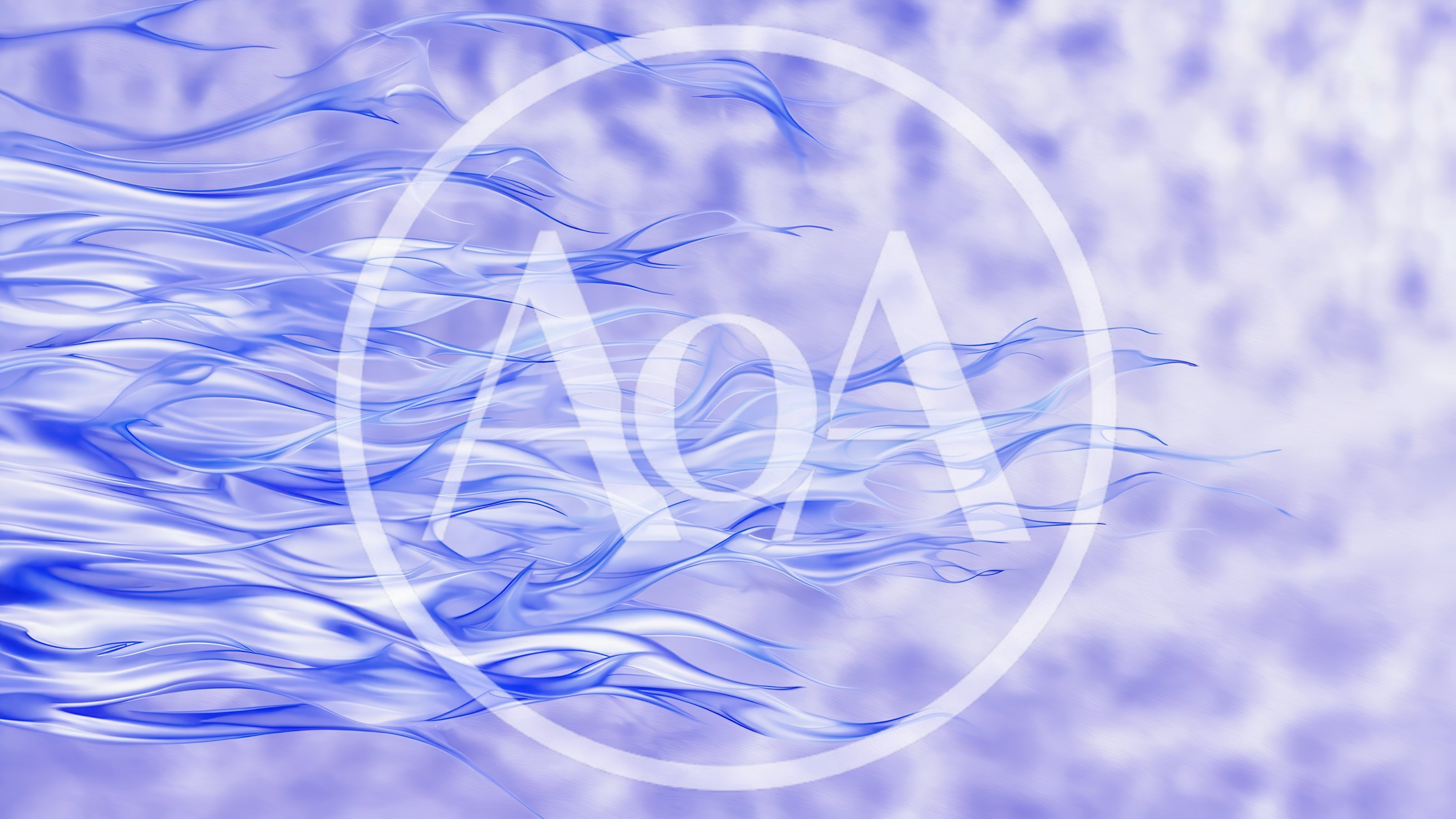 Abstract Blue Liquid Flowing Motion Background