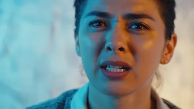 Close Up Of A Young Woman Expressing Disgust