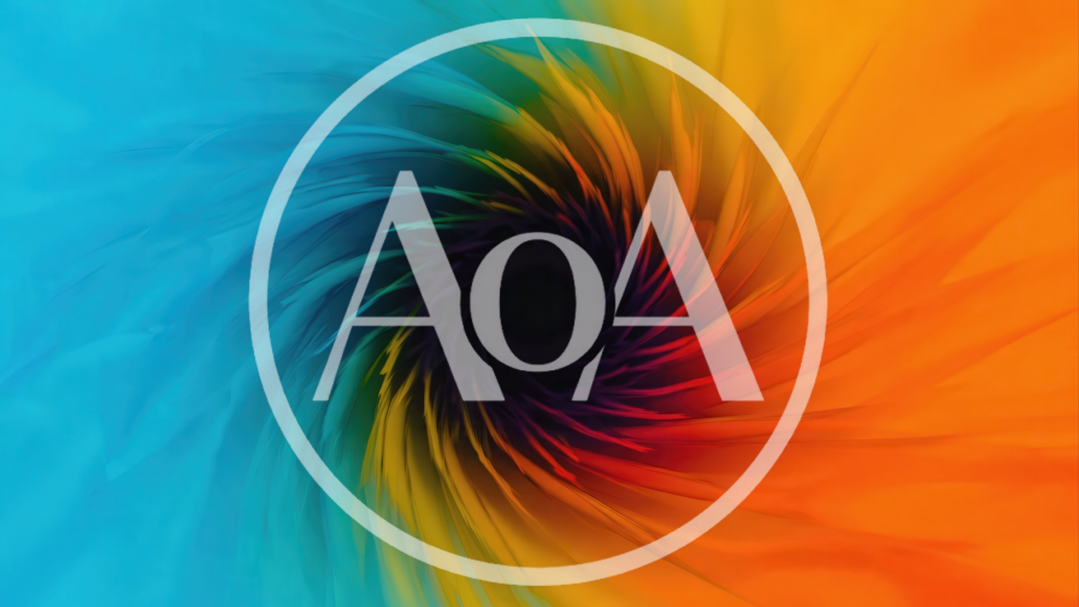 Abstract Swirling Vortex Of Vibrant Colorful Feathers