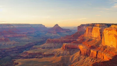 Grand Canyon National Park Landscape At Sunset