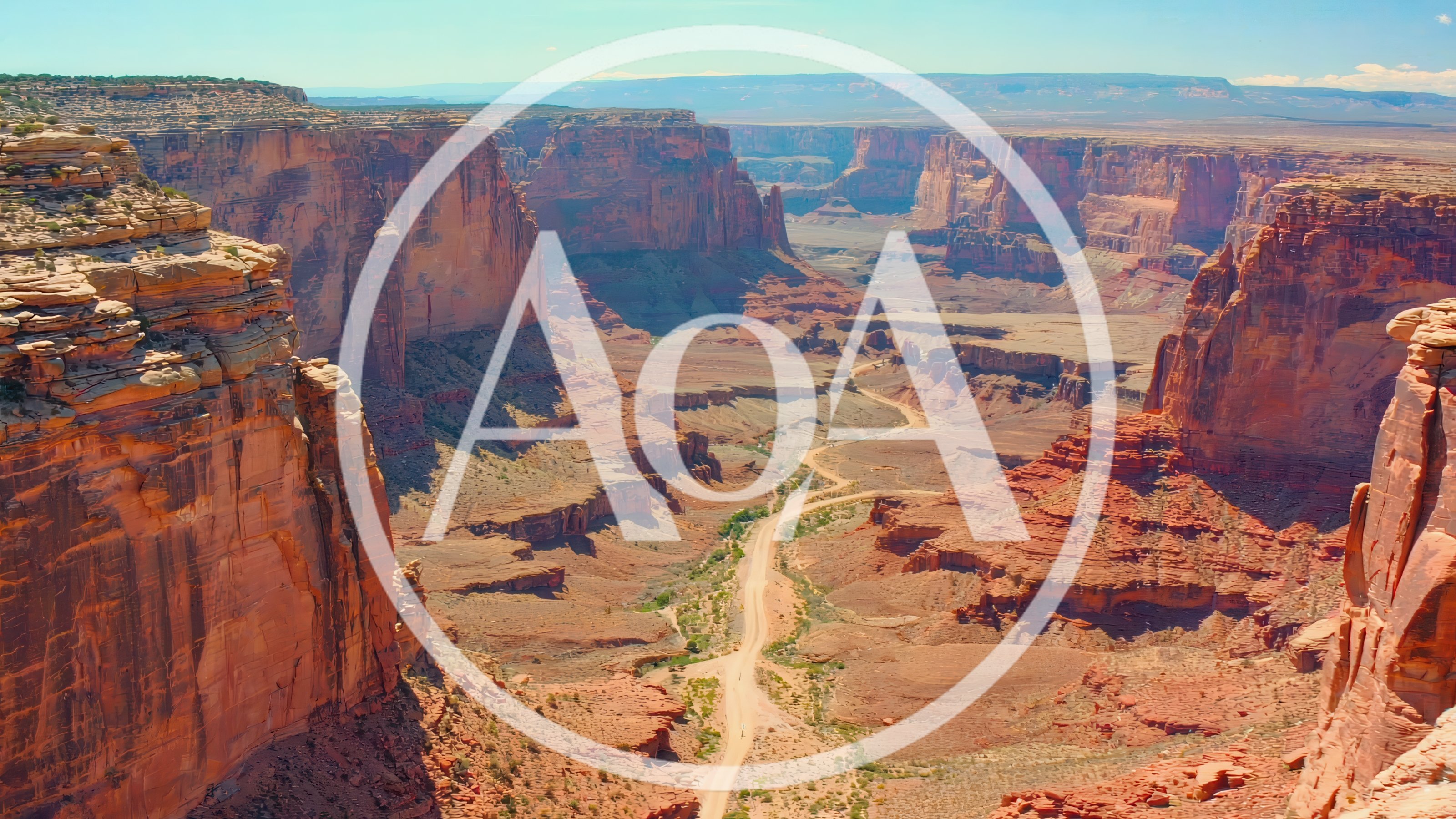Canyonlands National Park Landscape With Winding Dirt Road