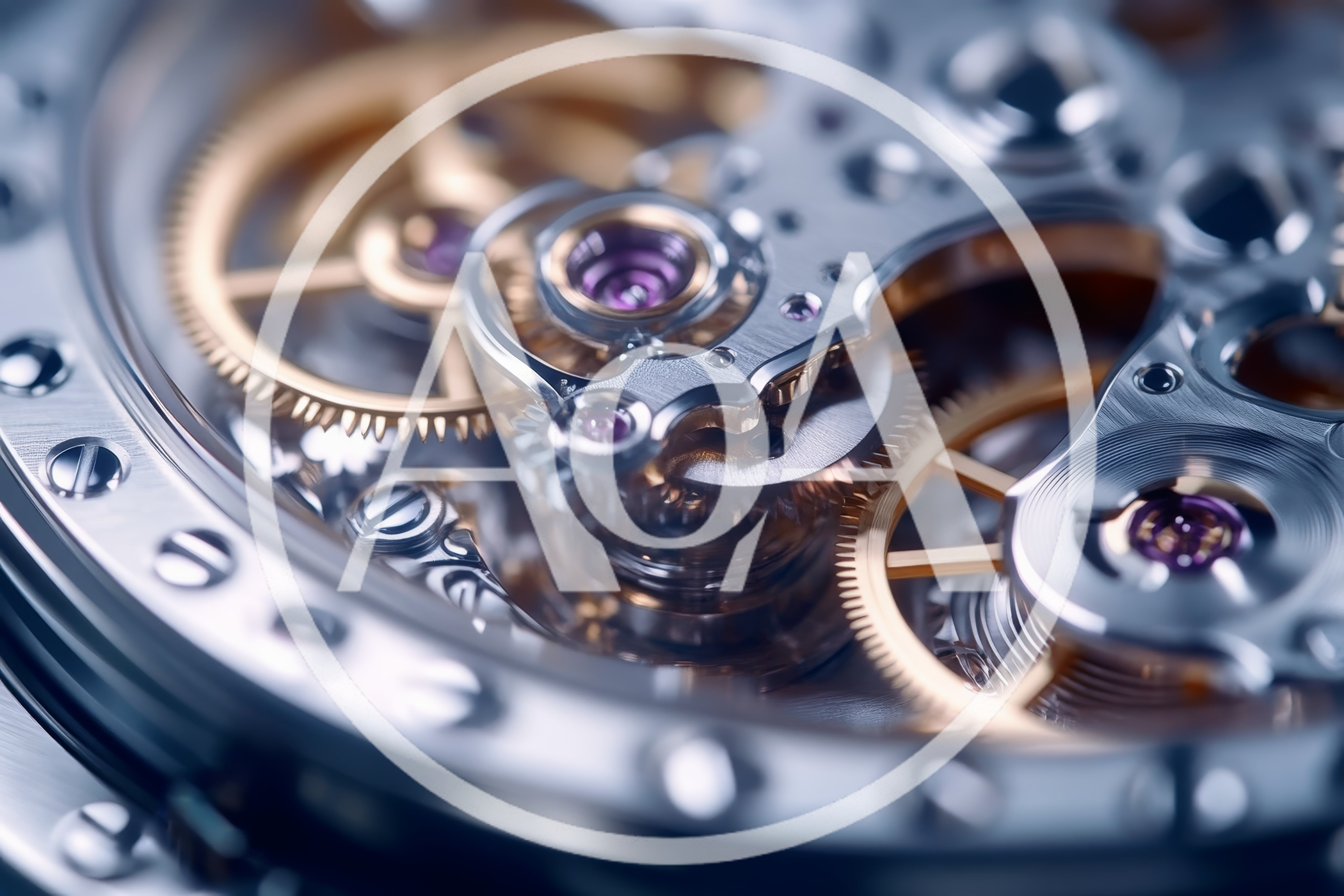 Macro View Of Intricate Mechanical Watch Movement