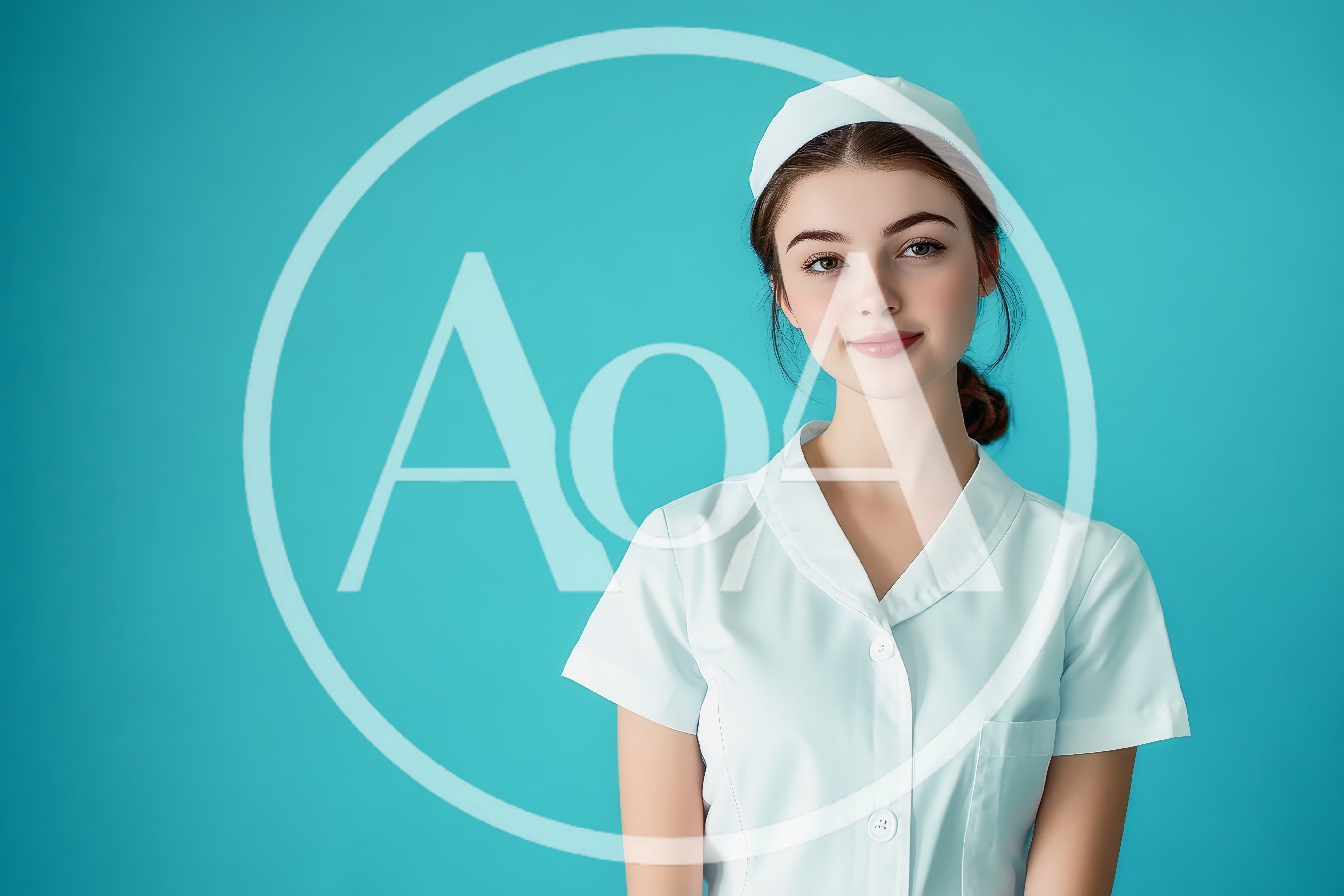 Portrait Of A Young Female Nurse In Uniform
