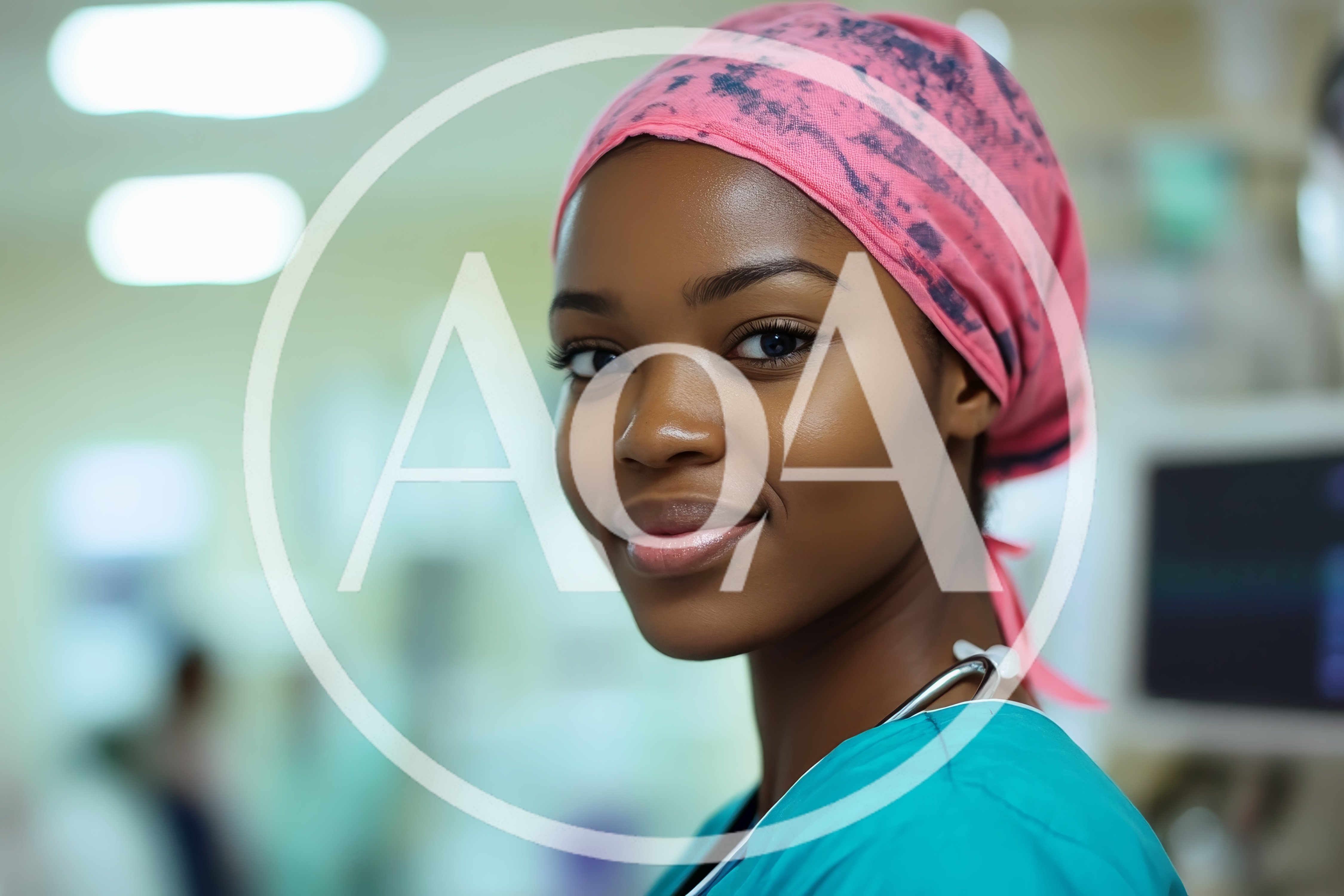 Portrait Of A Young Female Nurse In Hospital