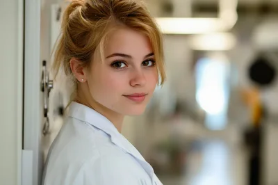 Young Female Scientist Looking At Camera In Laboratory
