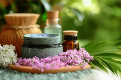 Spa Treatment Set With Natural Skincare Products
