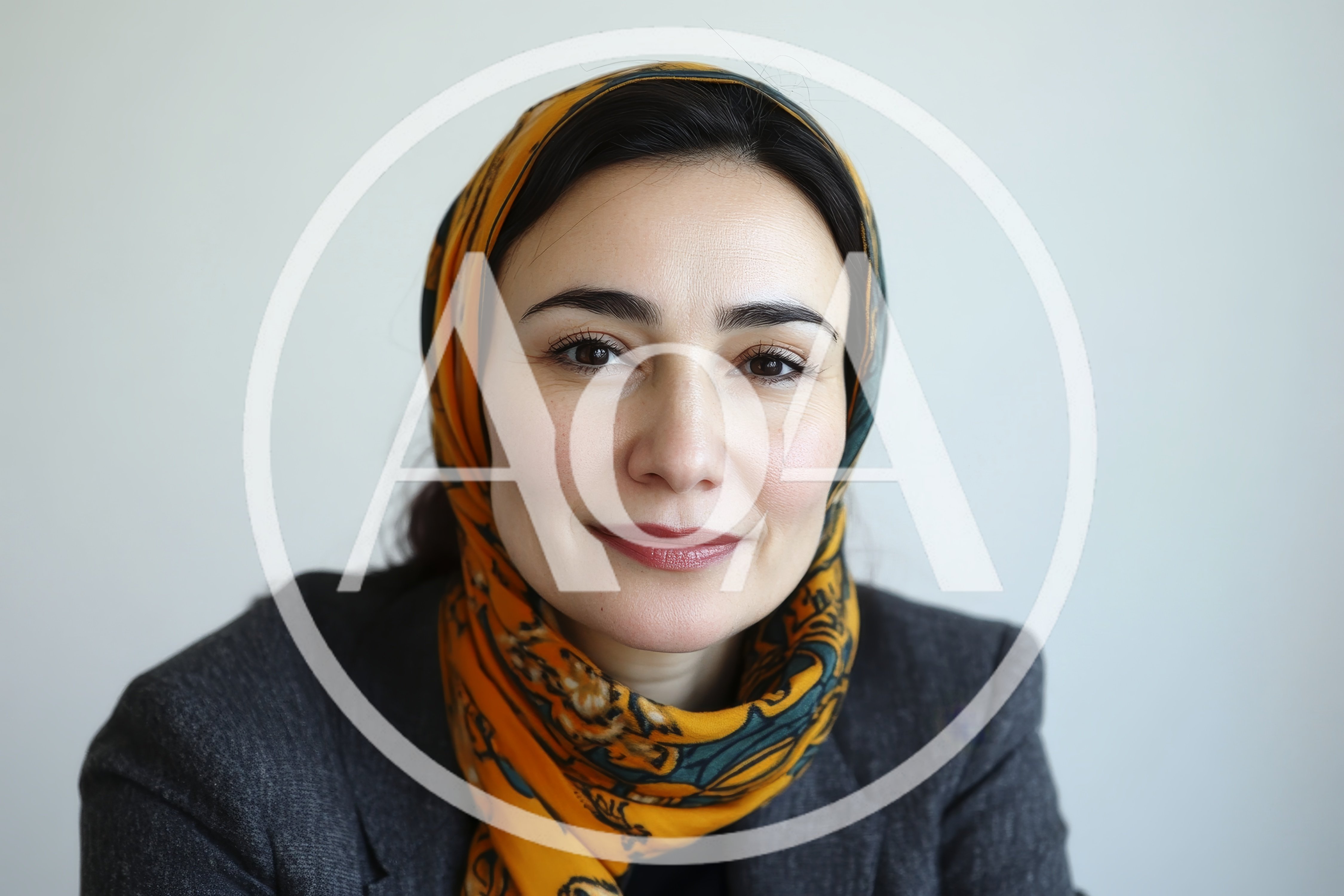 Portrait Of A Professional Woman Wearing A Headscarf