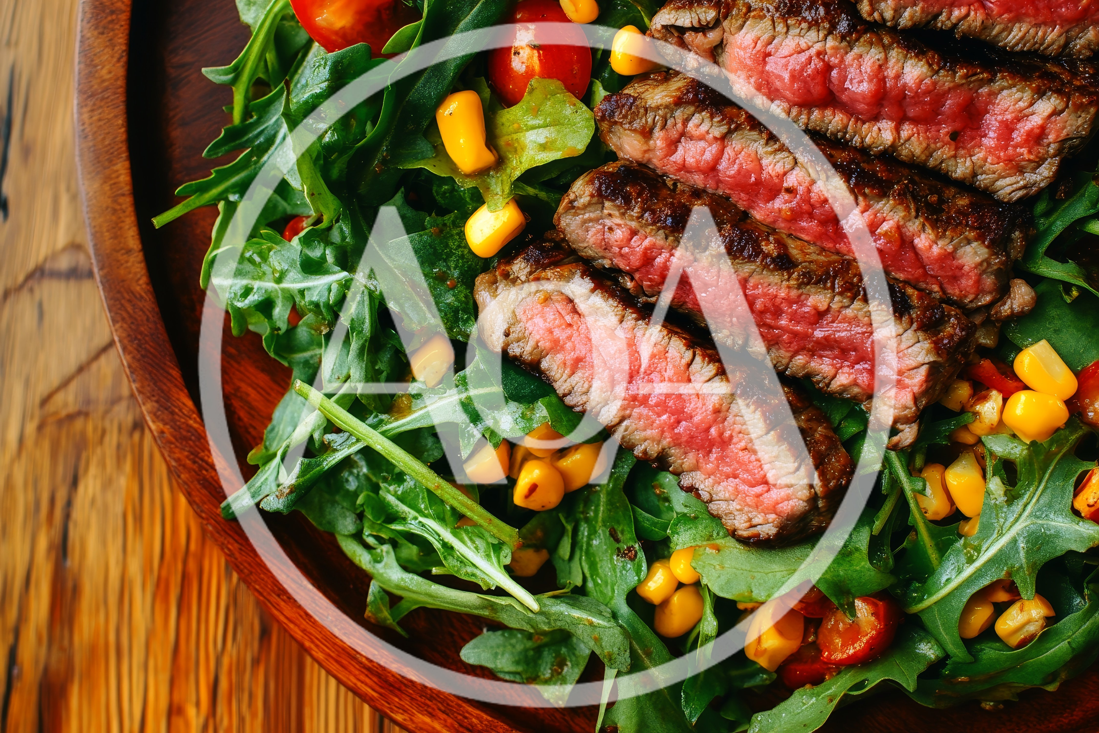 Grilled Steak Salad with Arugula and Corn