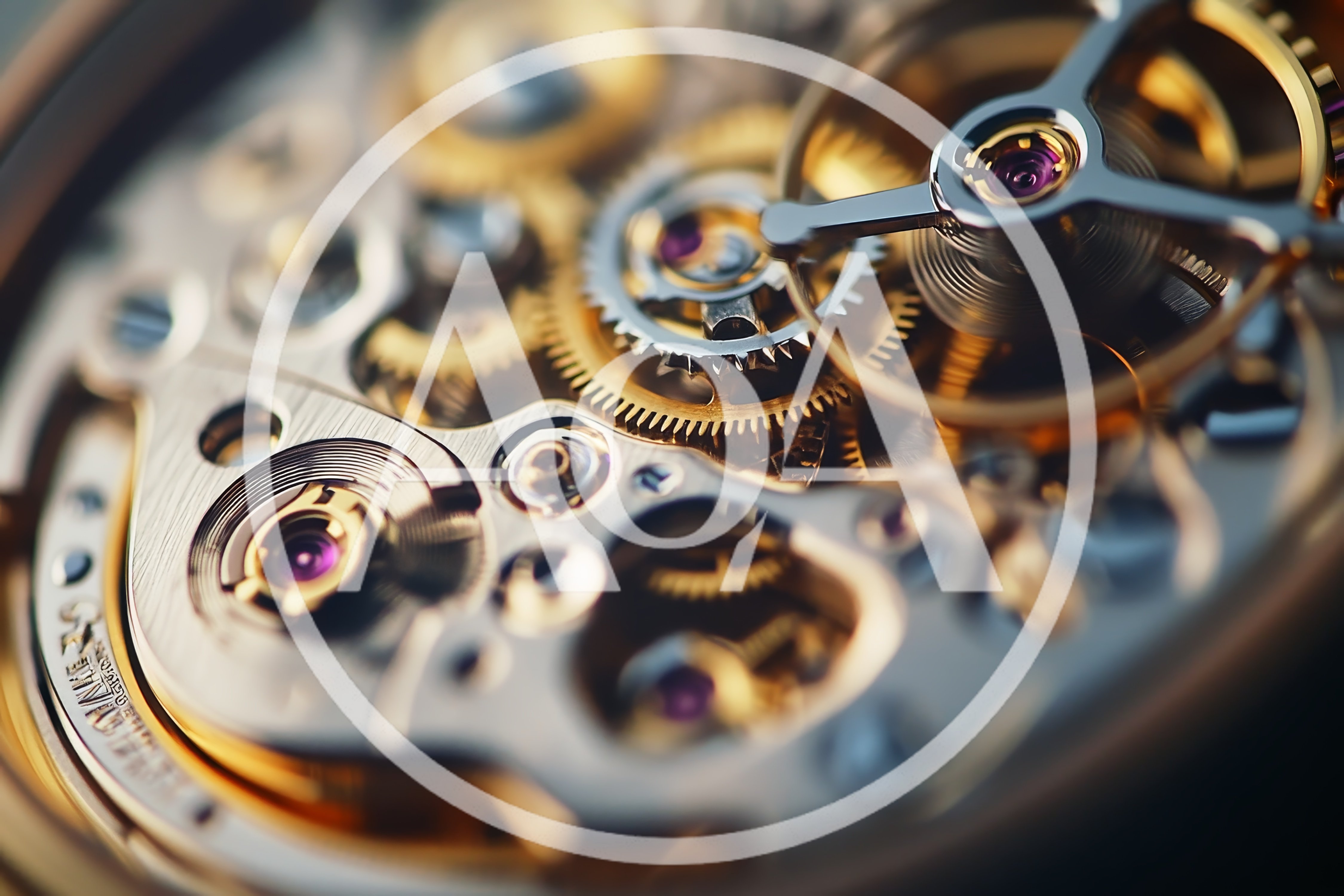 Macro View Of Intricate Mechanical Watch Movement