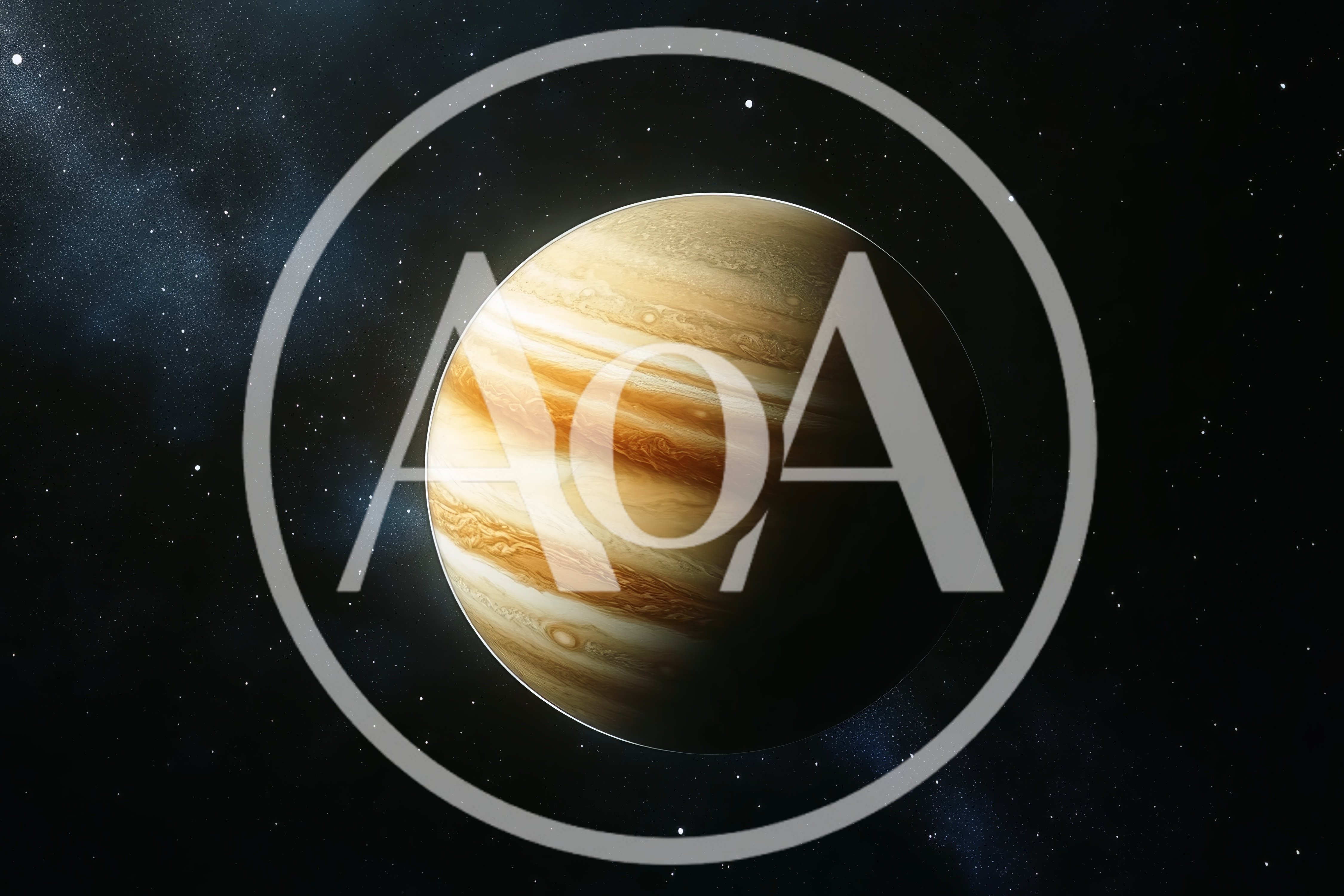 Jupiter Planet Floating In Deep Space