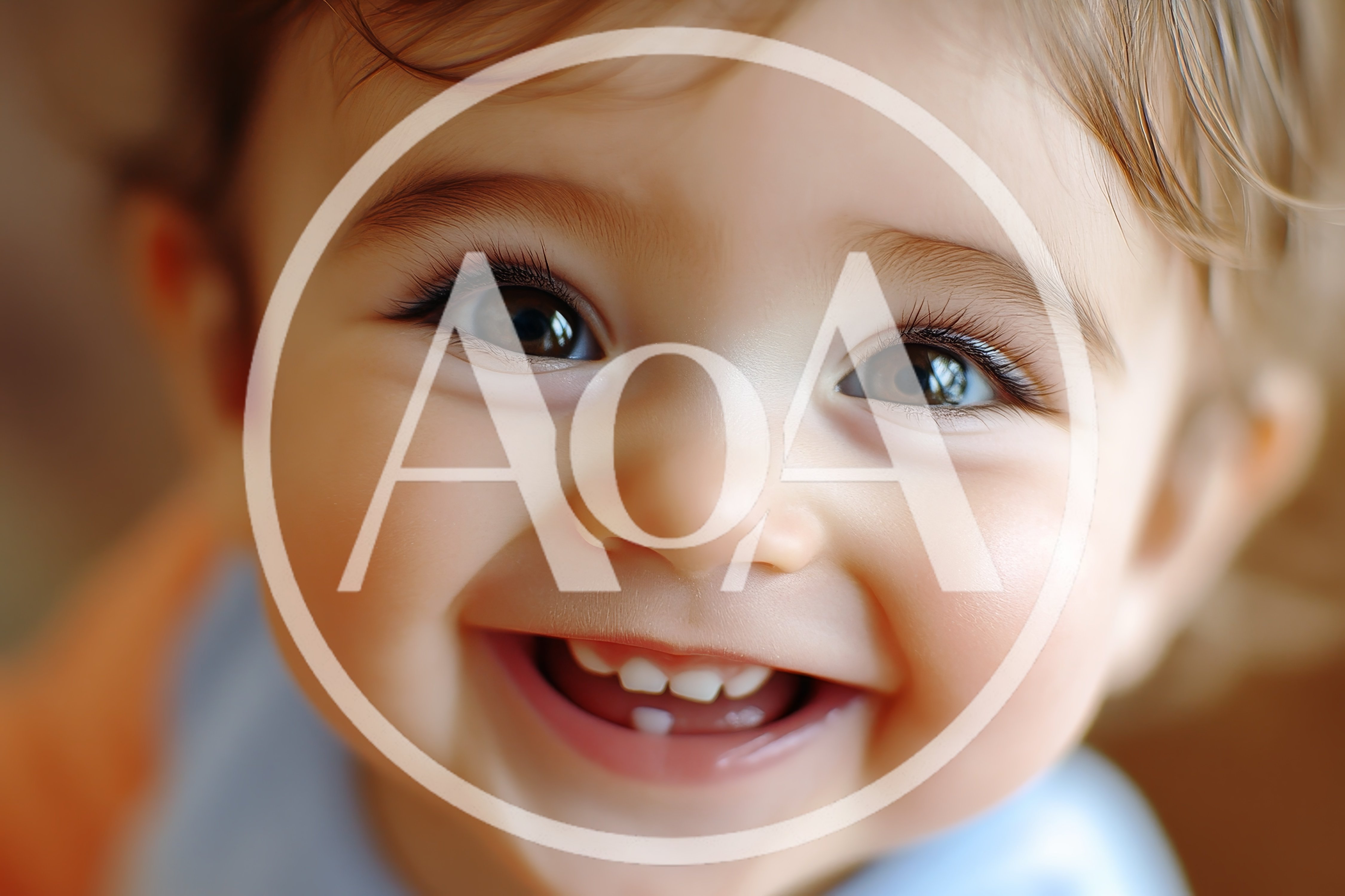 Close Up Portrait Of A Smiling Baby