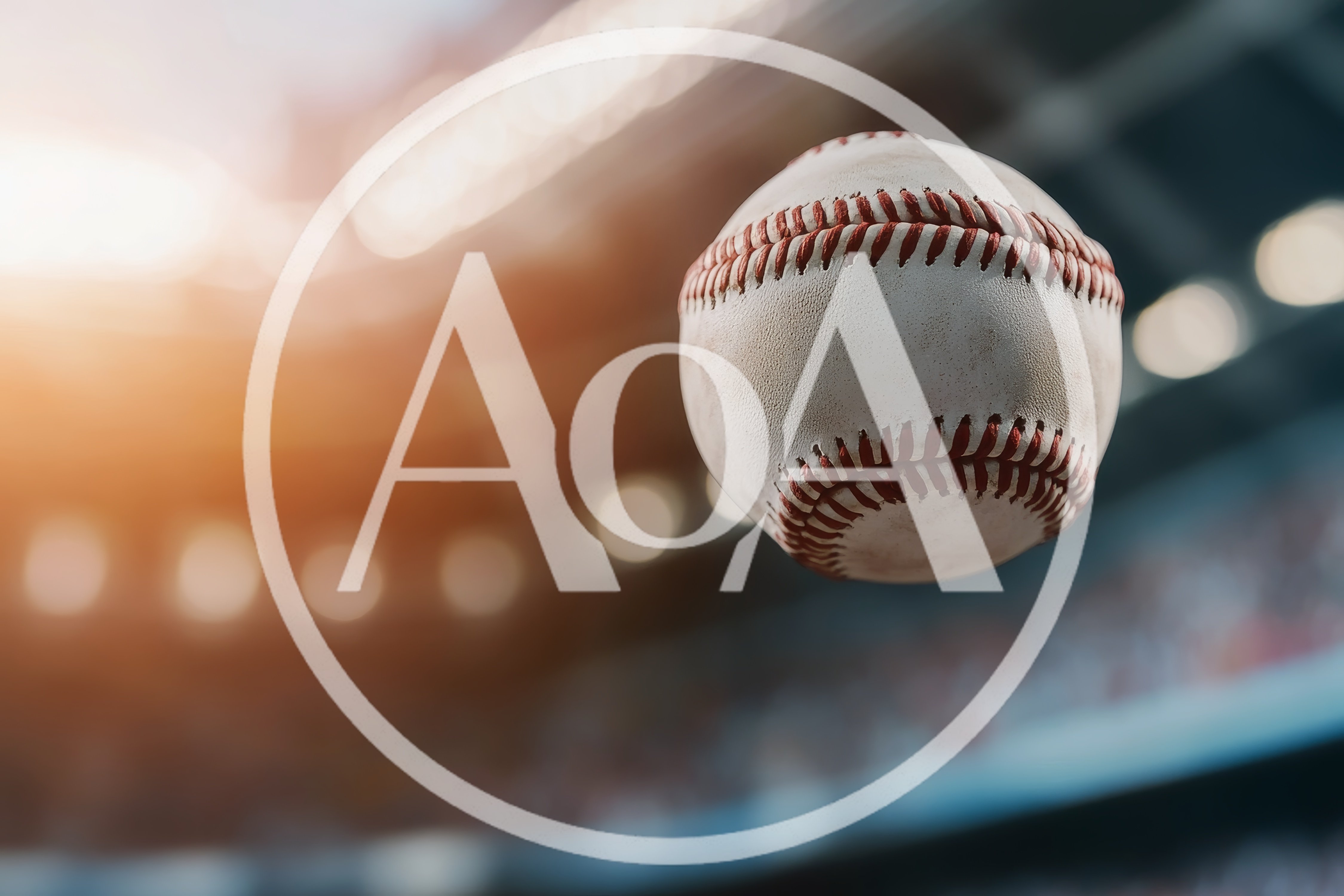 Baseball Flying Through The Air In A Stadium
