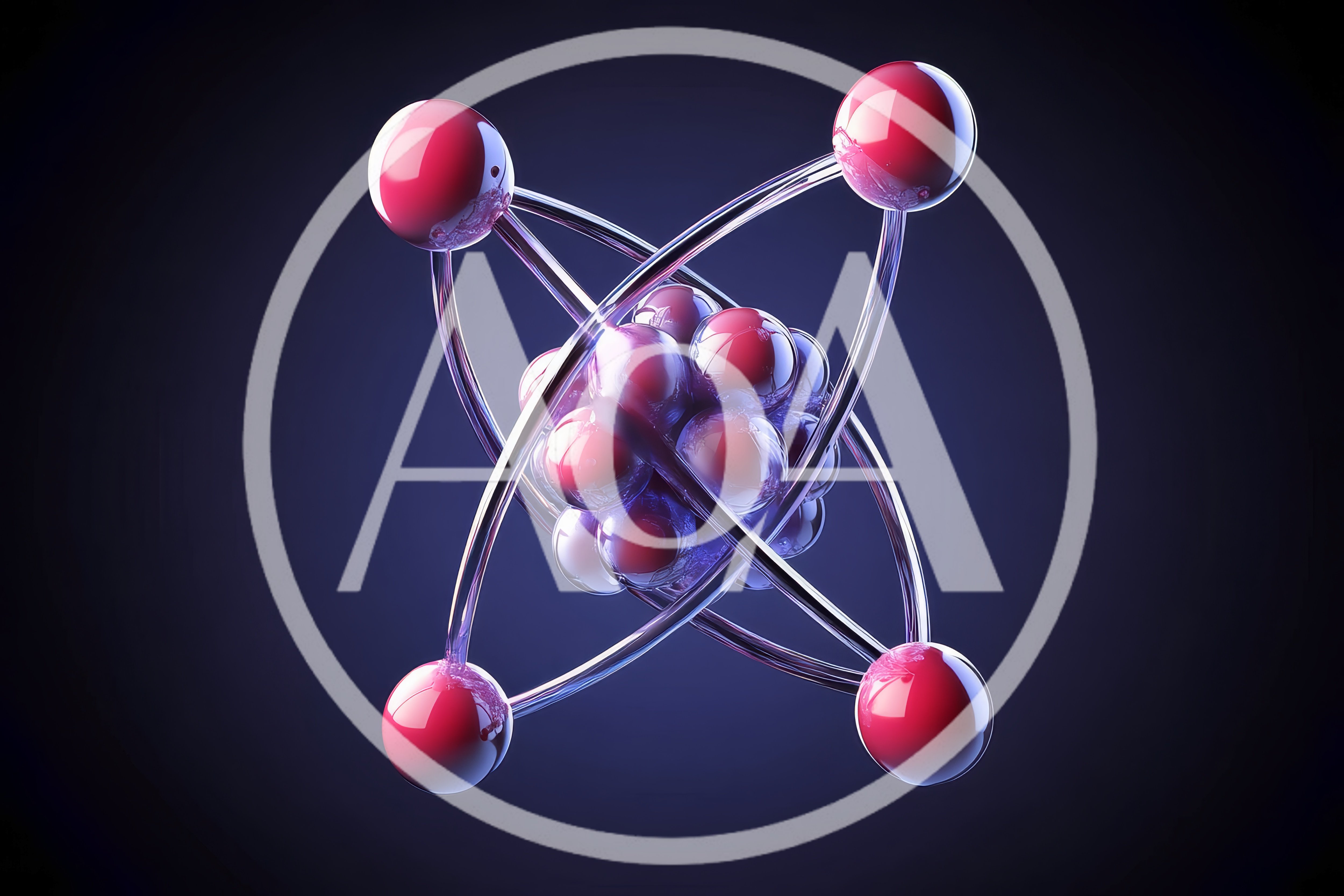 3D Rendered Atomic Structure Model