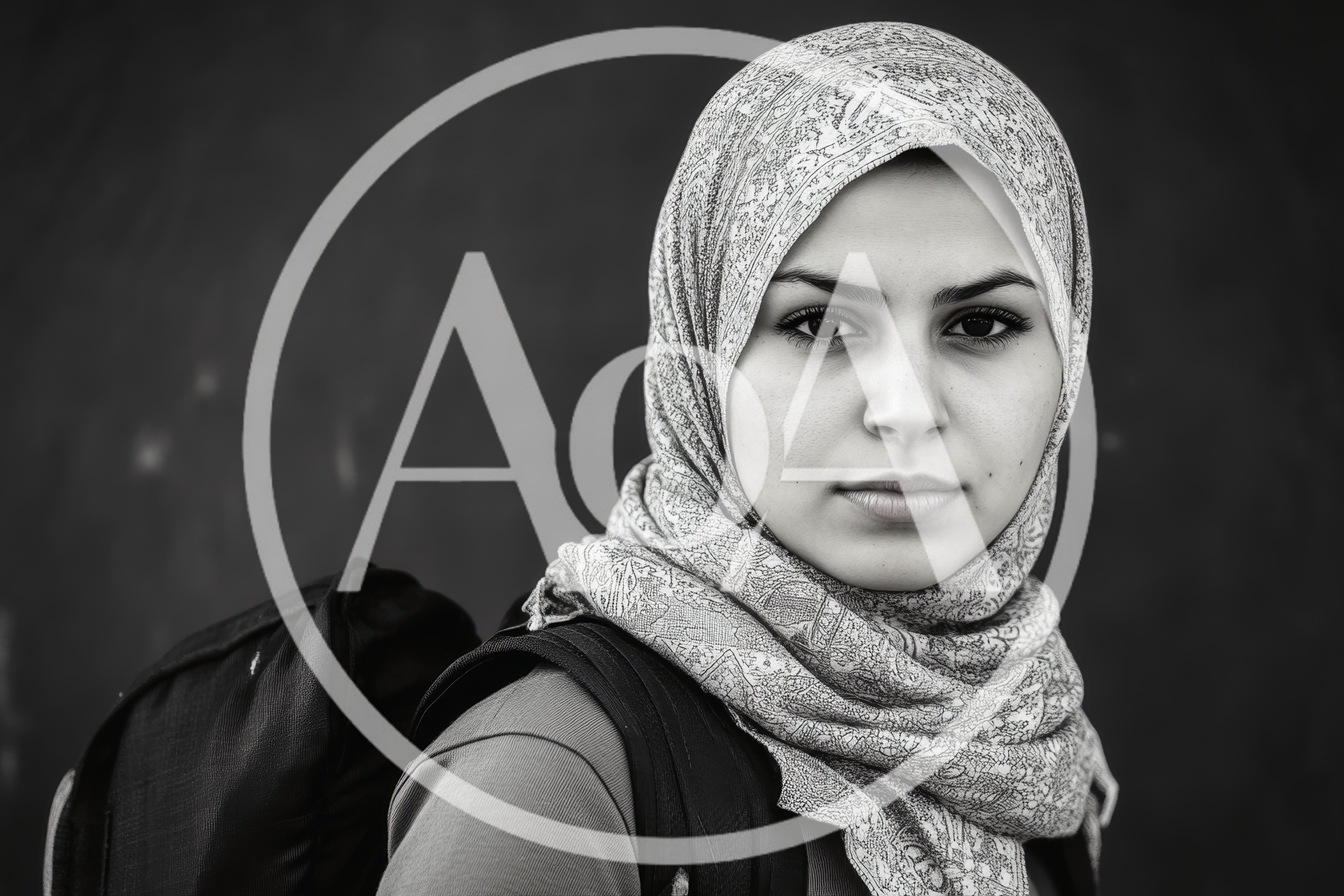Portrait Of A Young Woman Wearing A Hijab