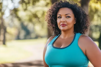 Portrait Of A Confident Woman In Athletic Wear