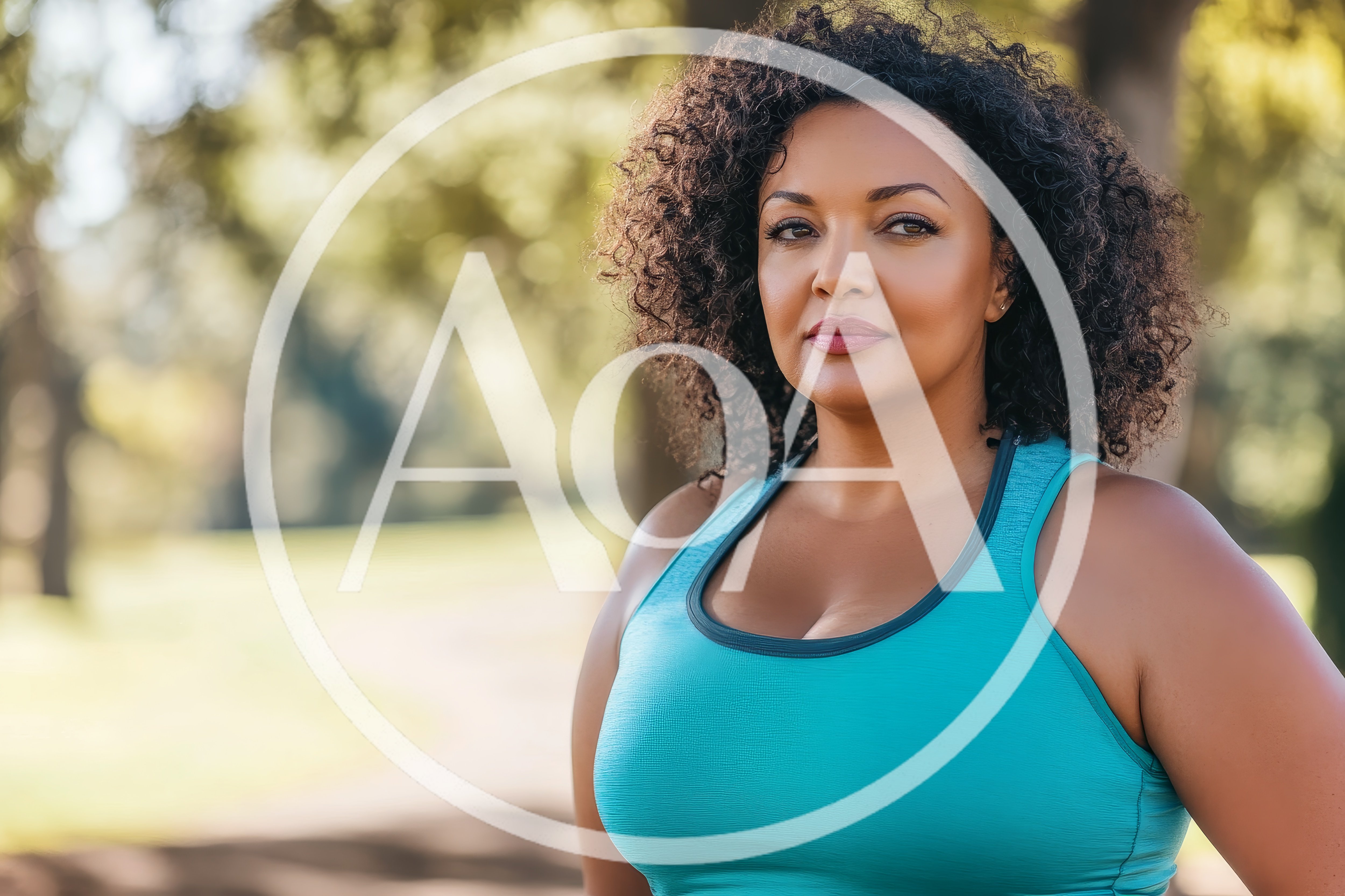 Portrait Of A Confident Woman In Athletic Wear