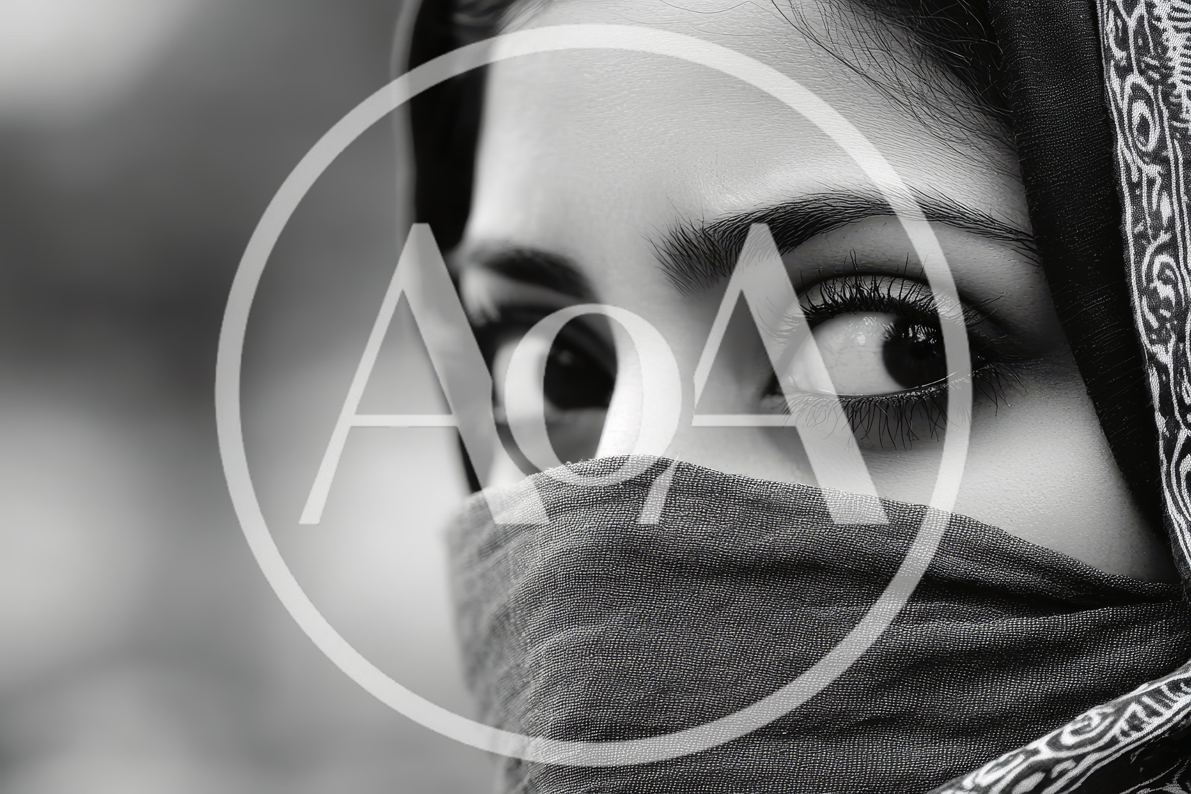 Close Up Portrait Of A Woman Wearing A Hijab