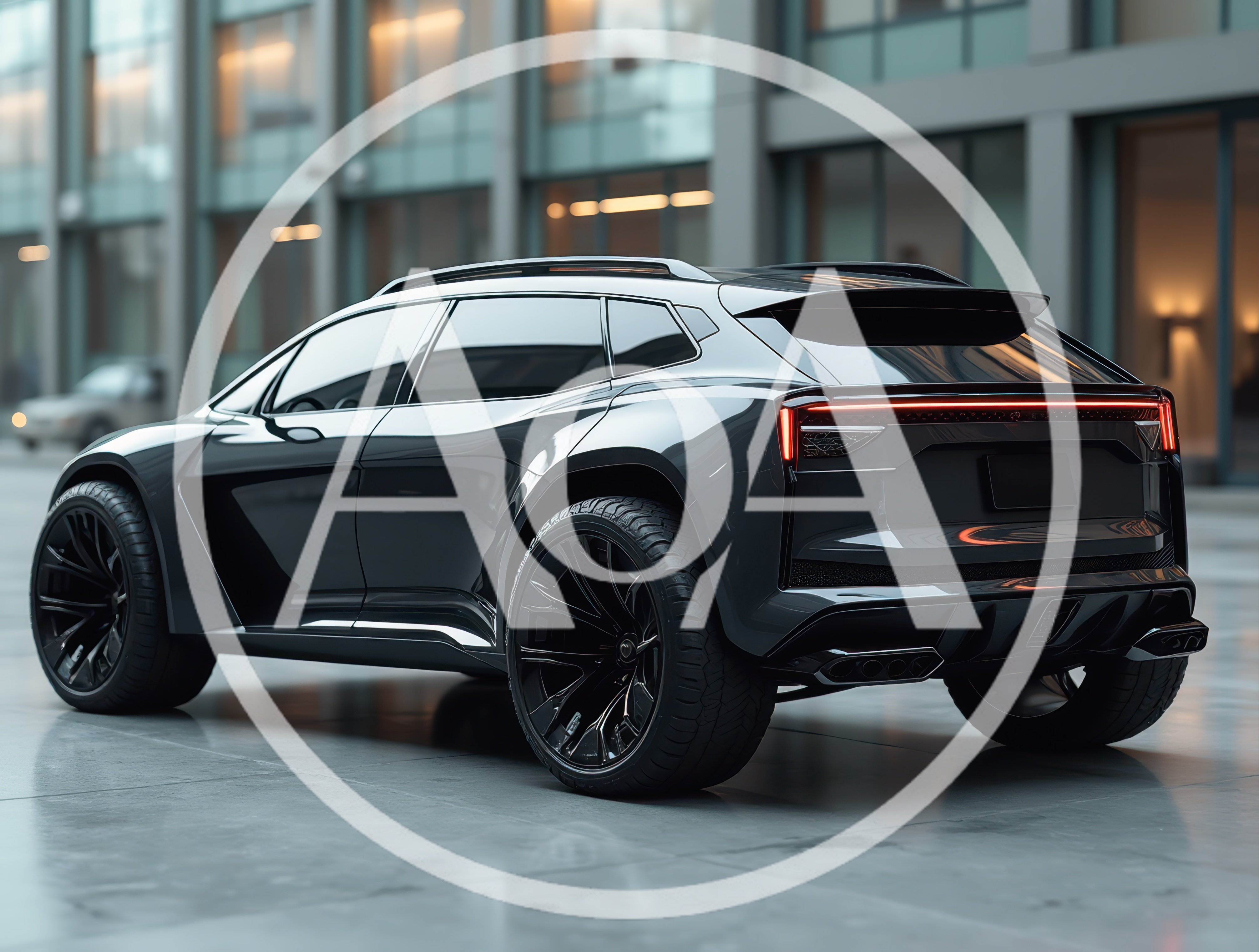 Modern Dark Luxury SUV Concept Car