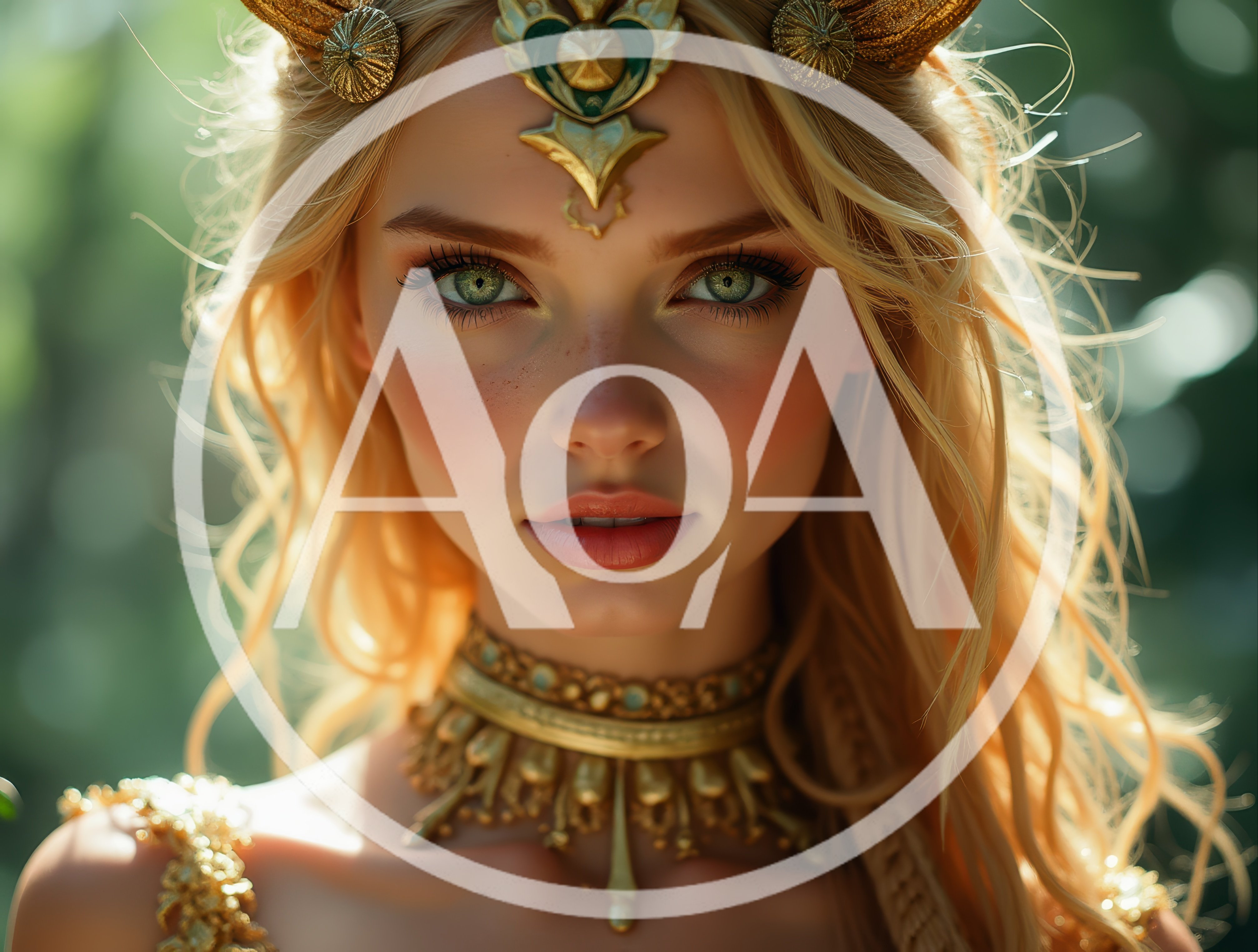 Portrait Of A Beautiful Ethereal Elf Princess