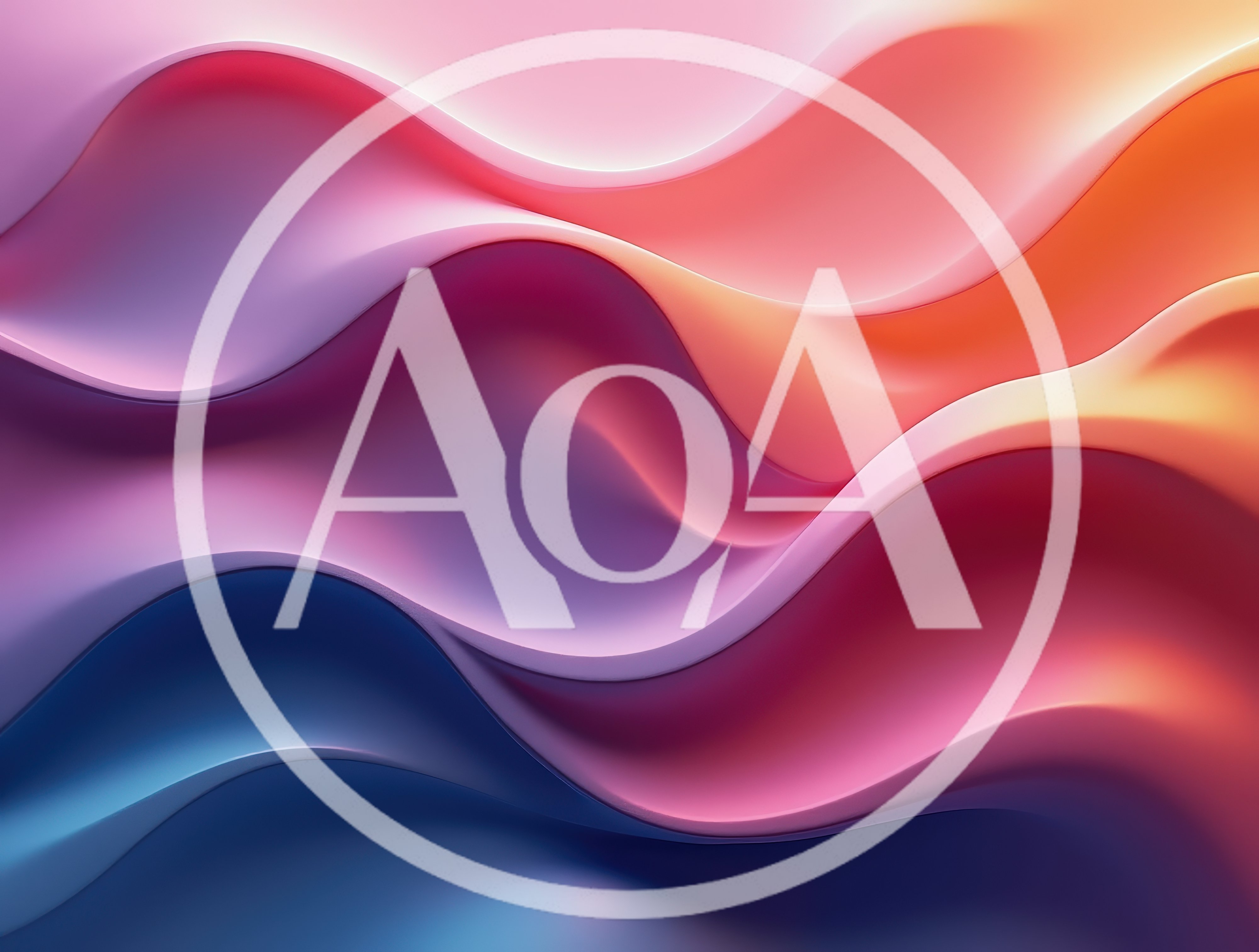 Abstract Fluid Waves With Vibrant Gradient Colors