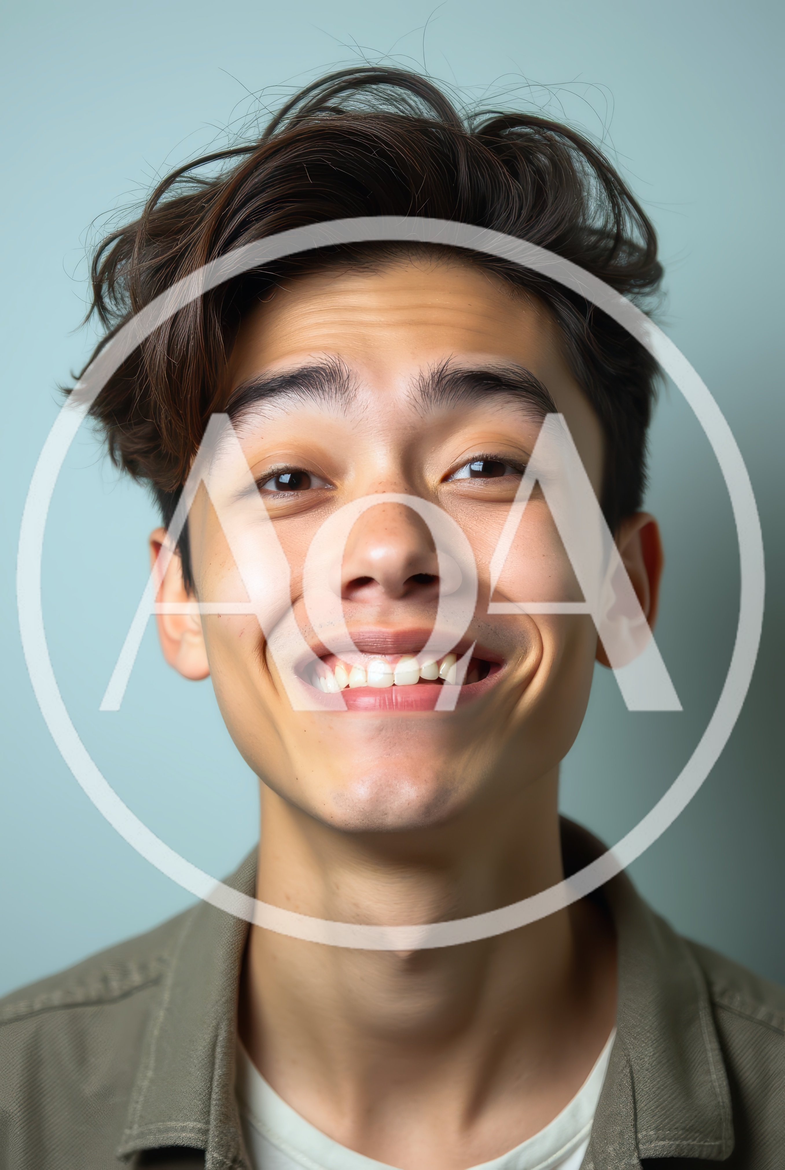 Portrait Of A Young Man Smiling At The Camera