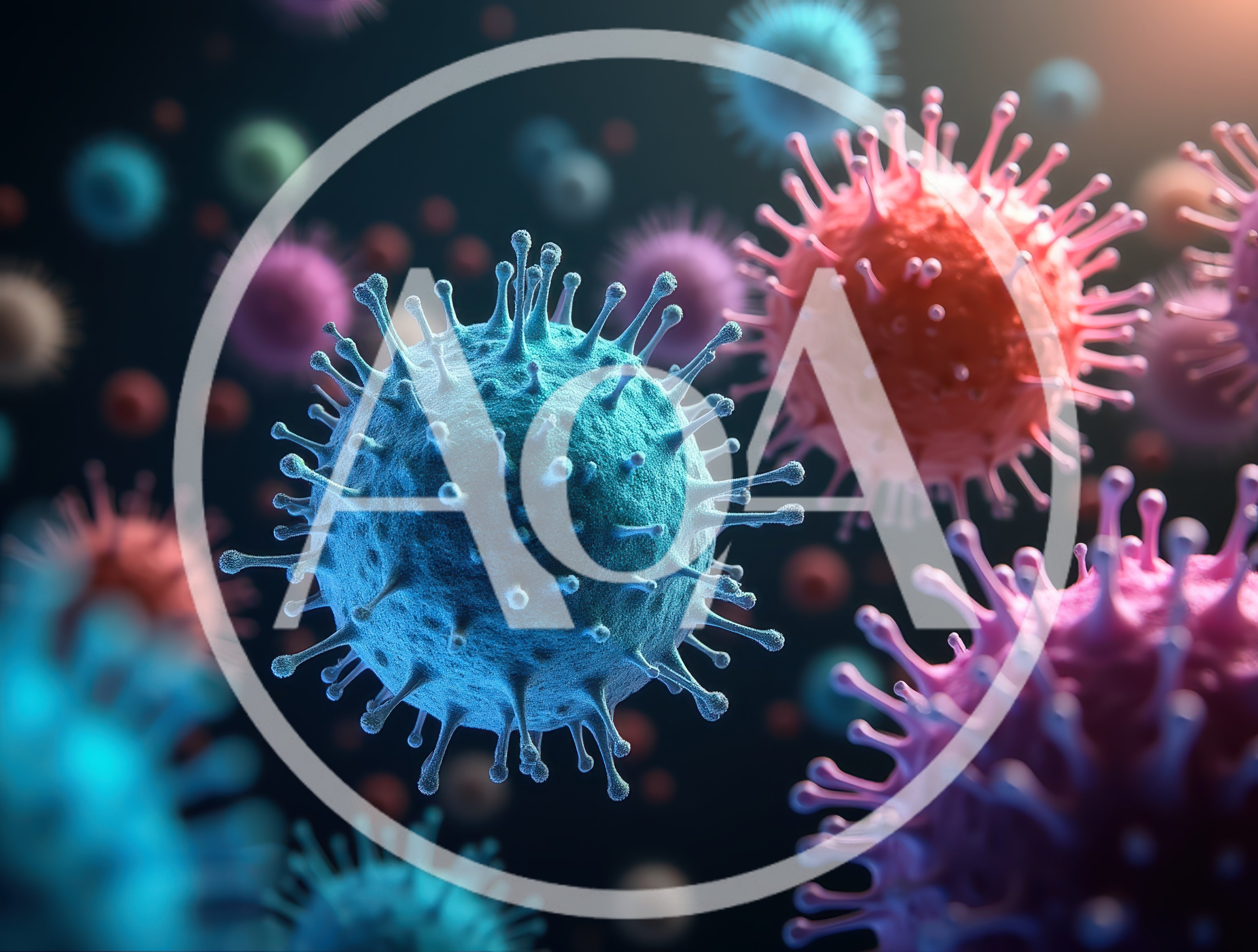 Microscopic View Of Various Viral Pathogens