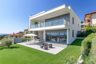 Modern Luxury Villa With Spacious Terrace And Garden
