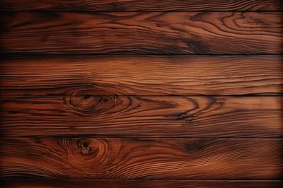 Dark Stained Wooden Planks With Visible Grain Texture