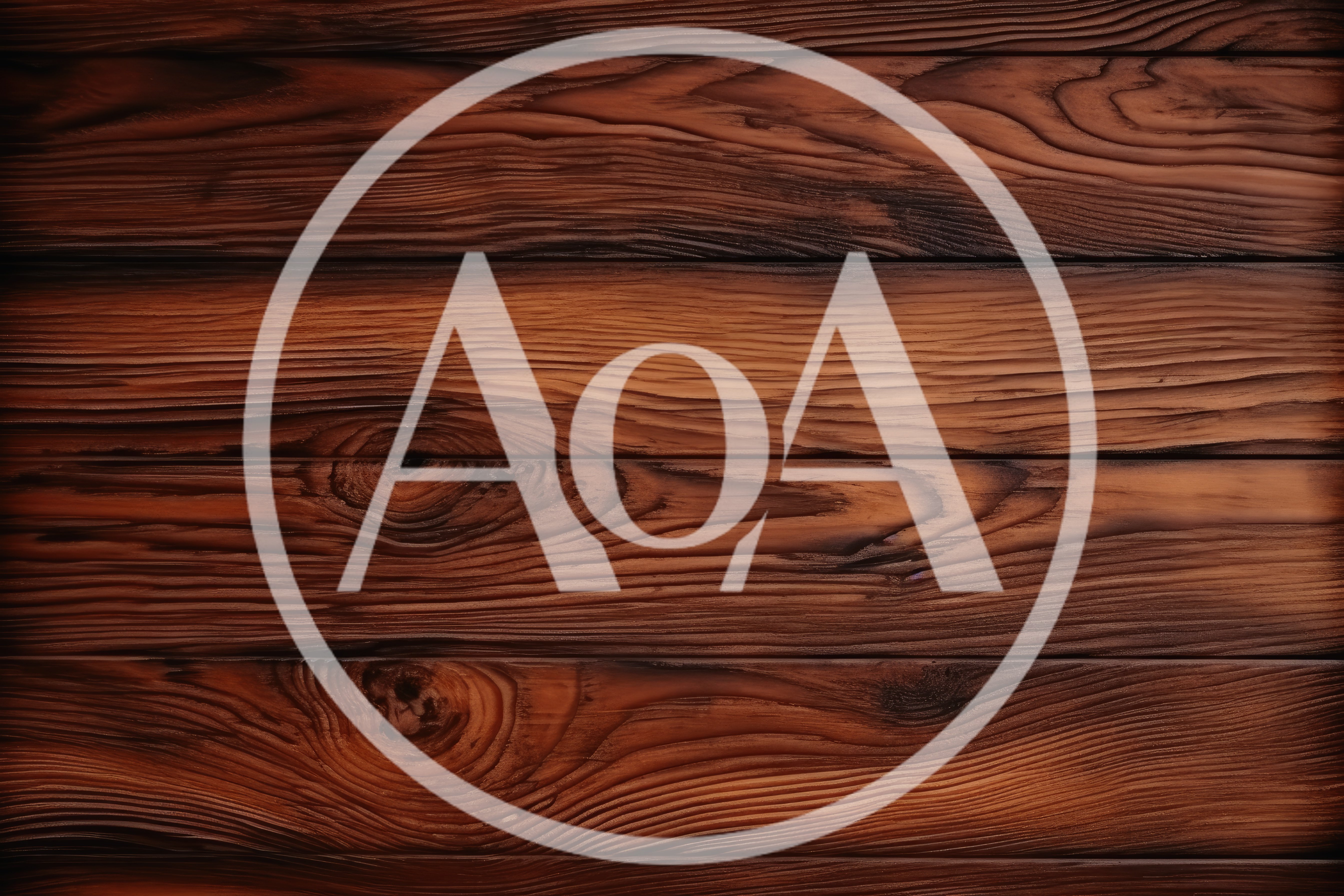 Dark Stained Wooden Planks With Visible Grain Texture