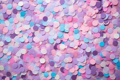 Colorful Pastel Paper Confetti Background