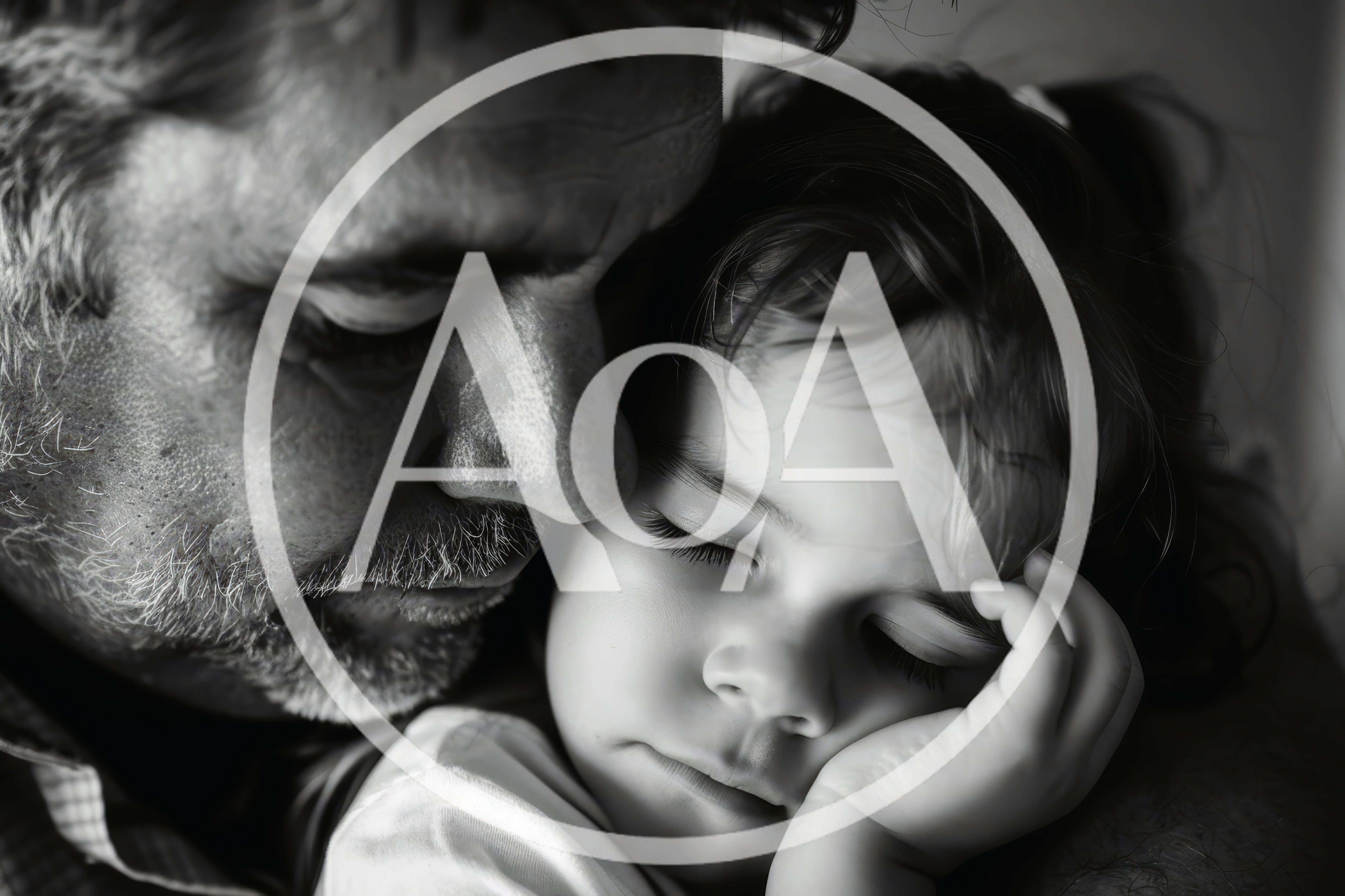 Father Comforting His Sleeping Young Daughter
