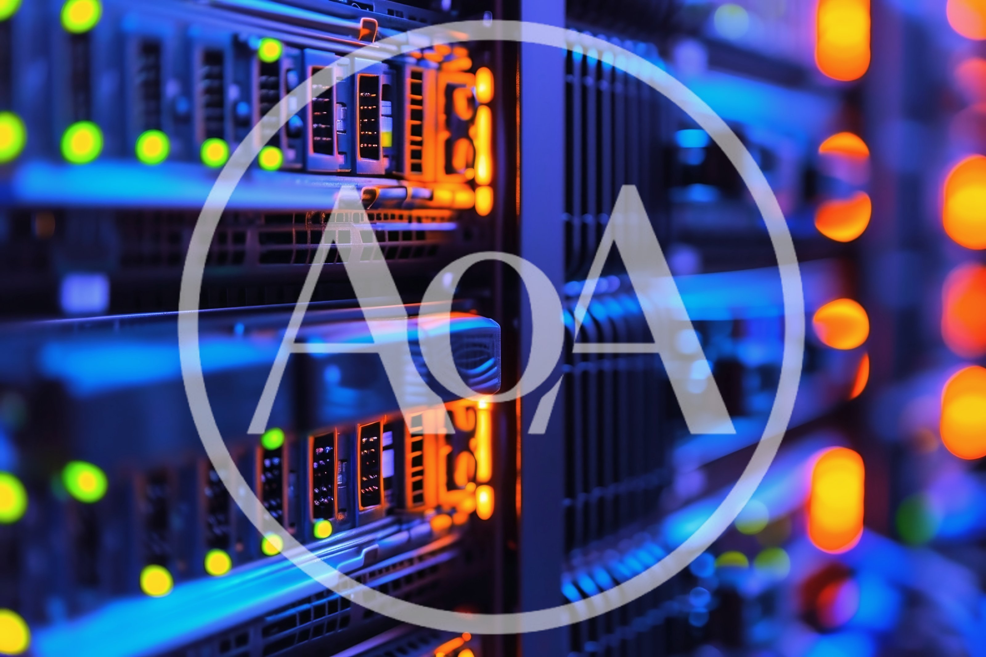 Server Rack Hardware In A Data Center