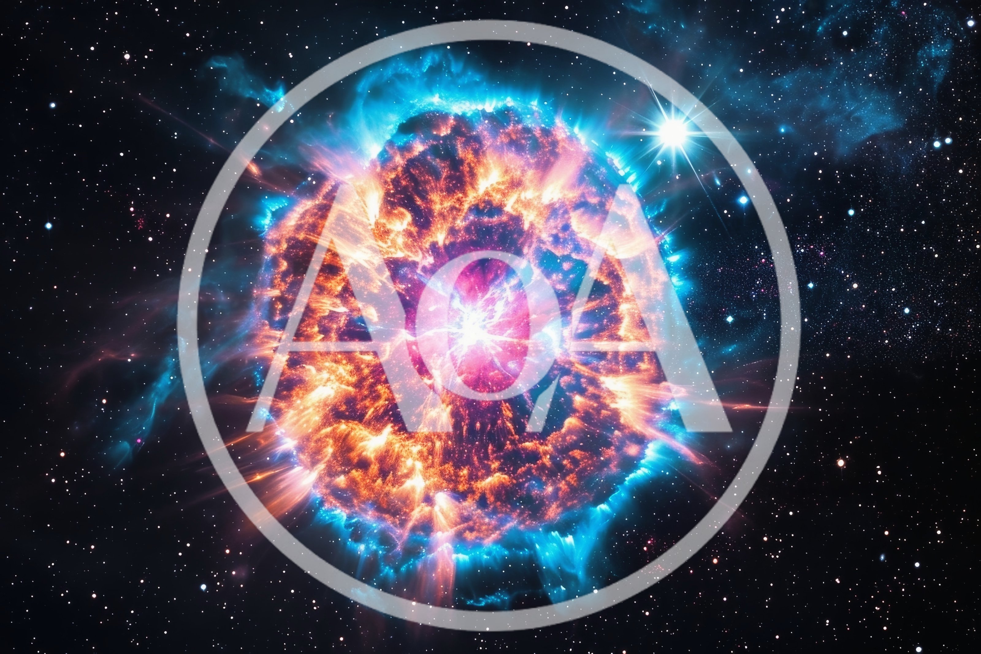 Supernova Explosion In Deep Space Nebula