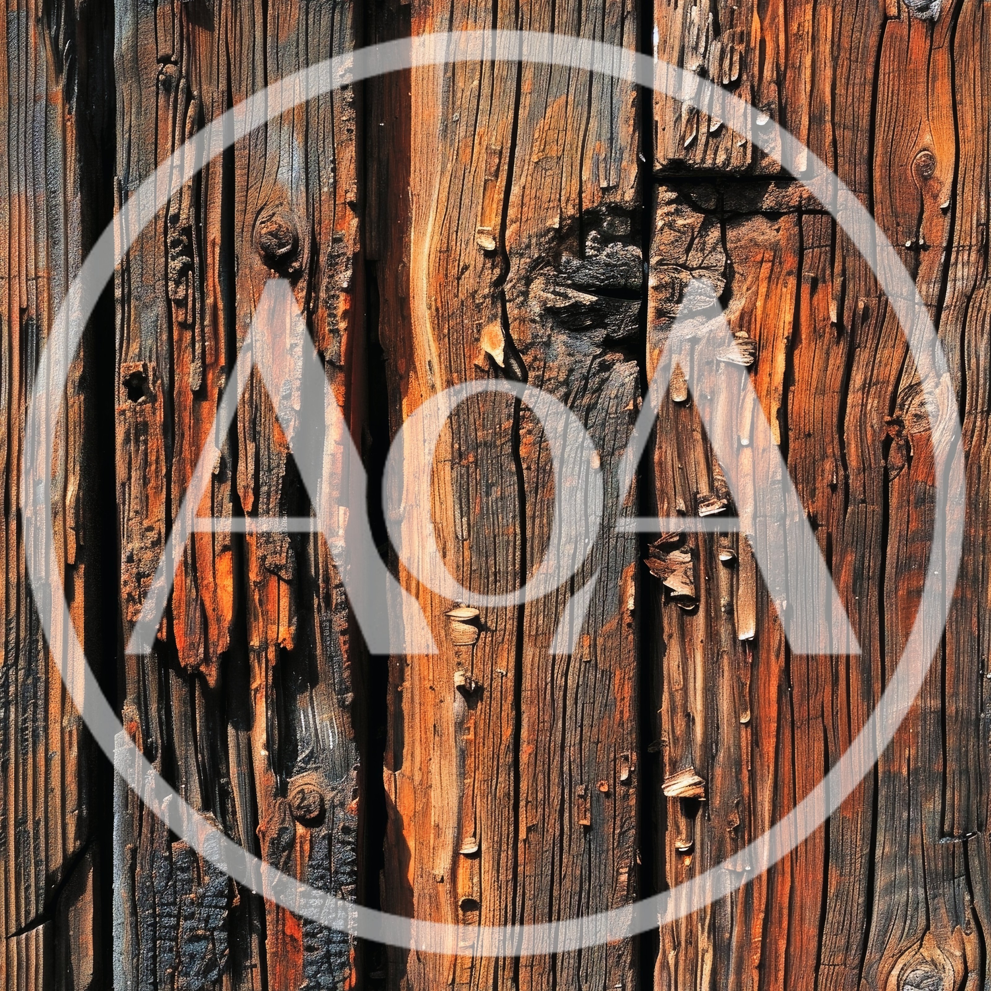 Weathered And Charred Wooden Planks Texture