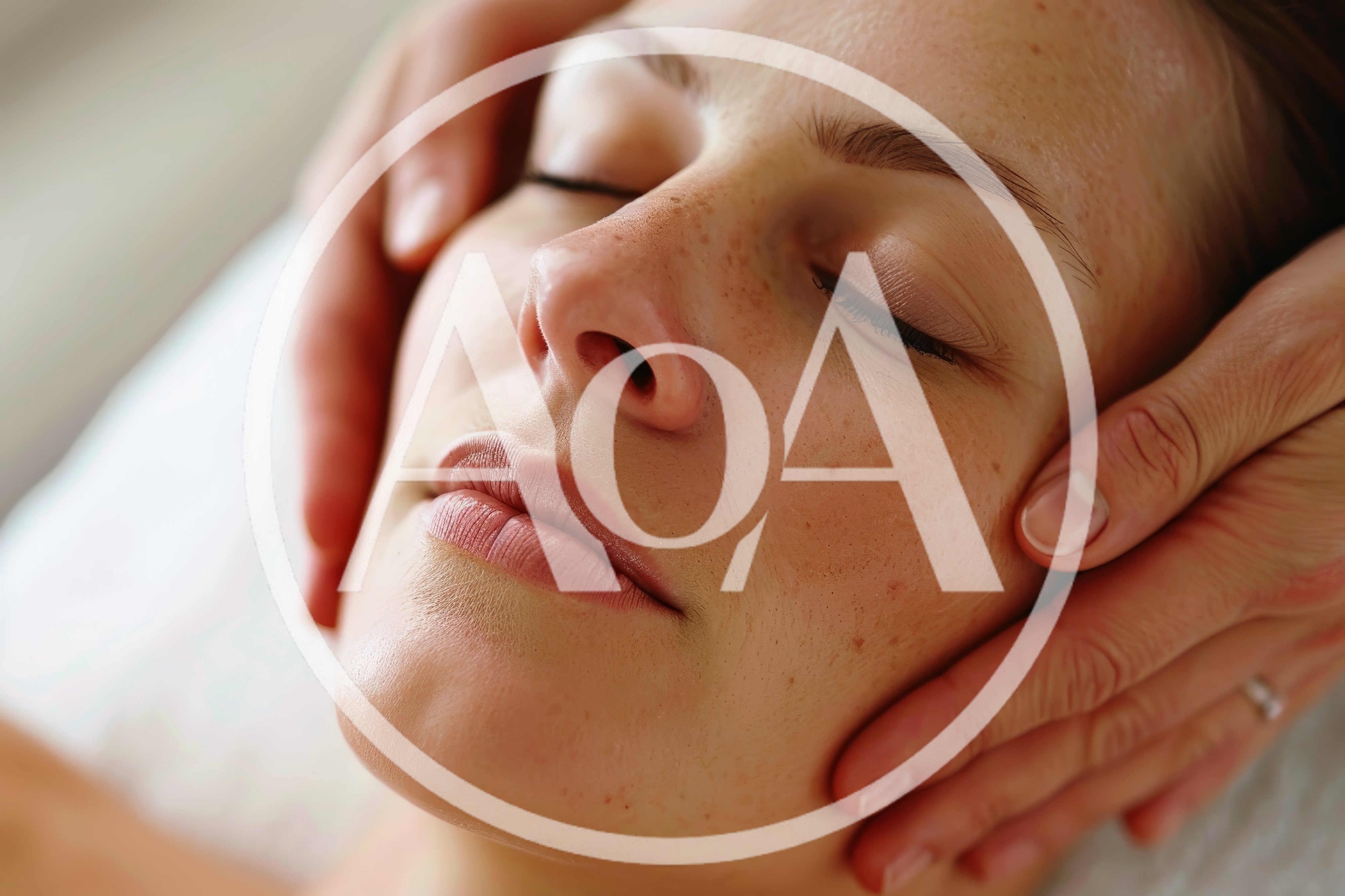 Professional Facial Massage Treatment In A Spa