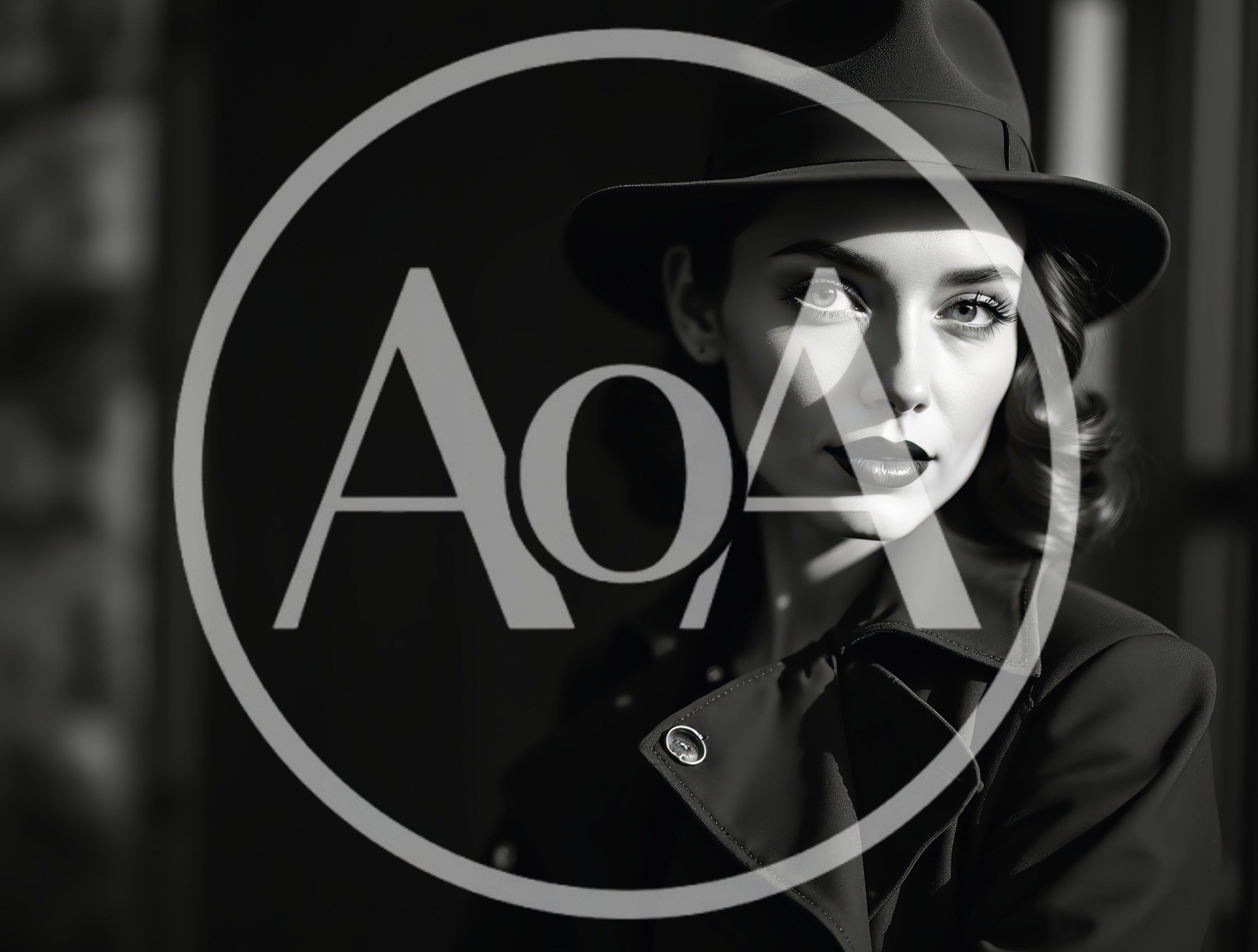 Portrait Of A Woman In A Vintage Fedora