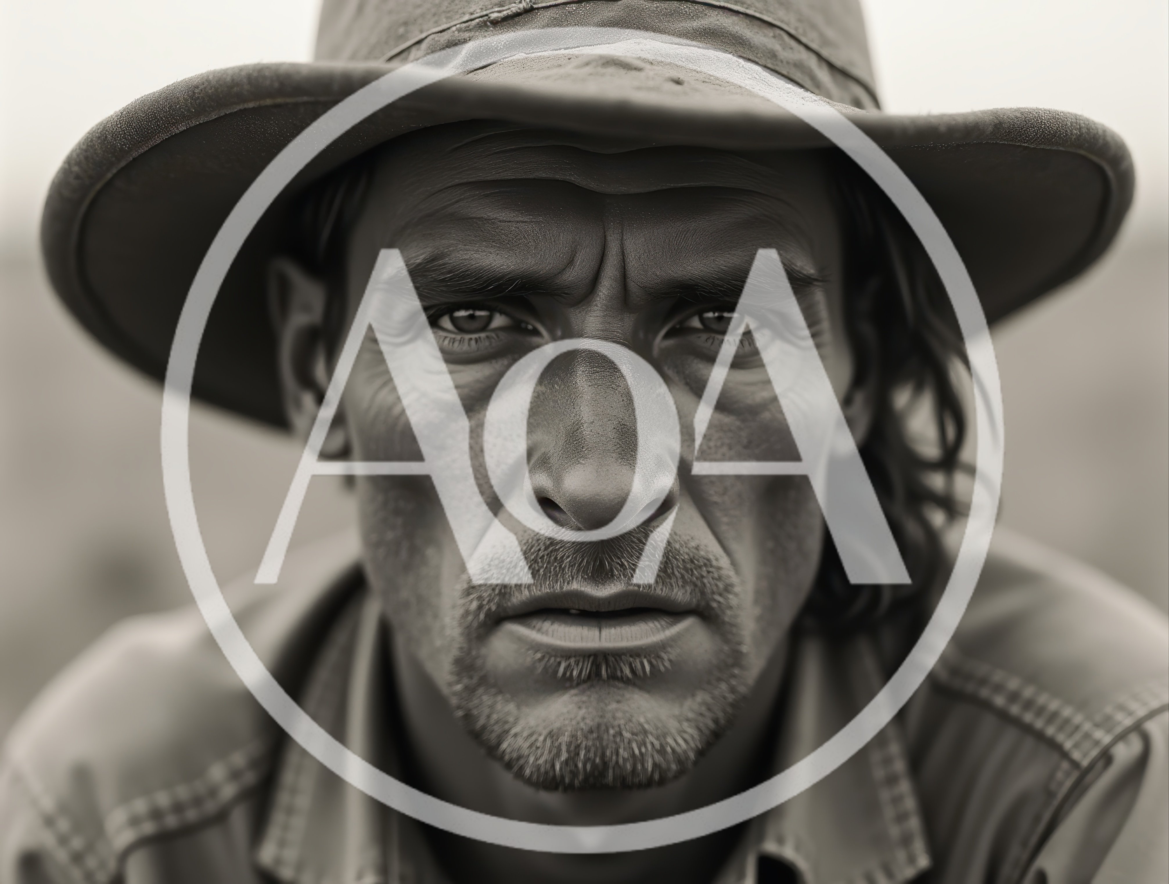 Portrait Of A Rugged Man In A Fedora
