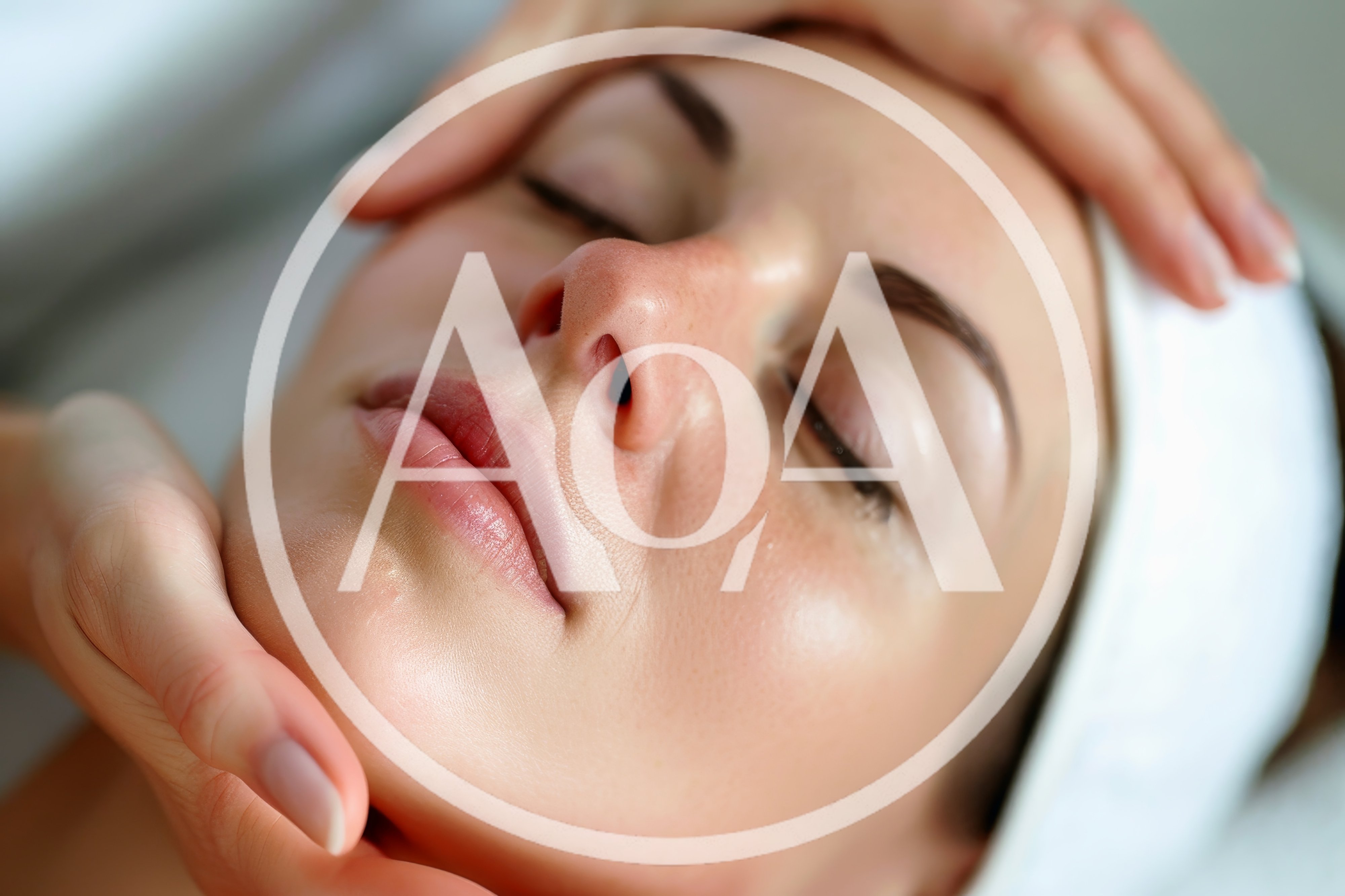 Professional Facial Massage Treatment In A Spa
