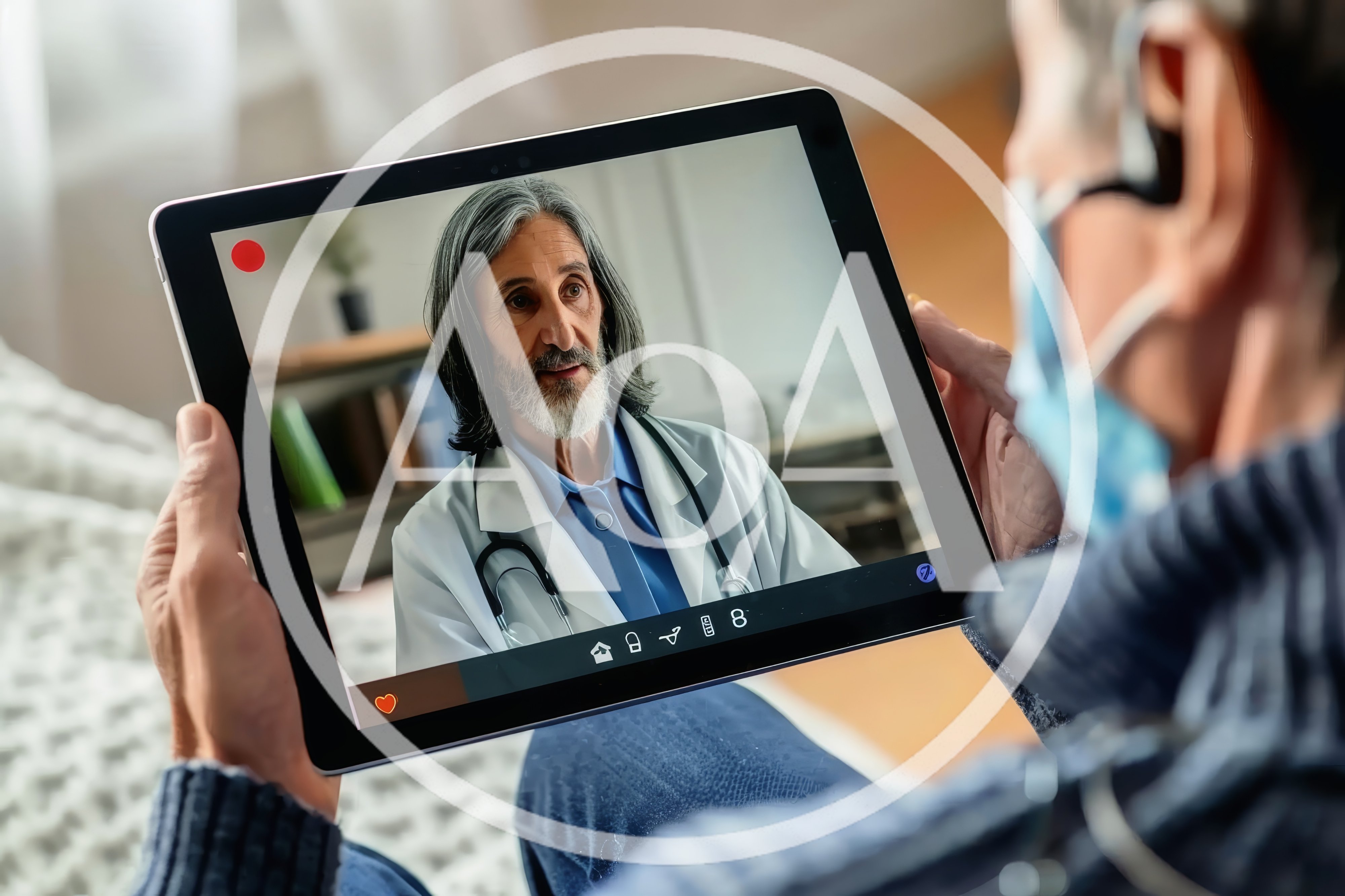 Senior Patient Having Telemedicine Consultation With Doctor