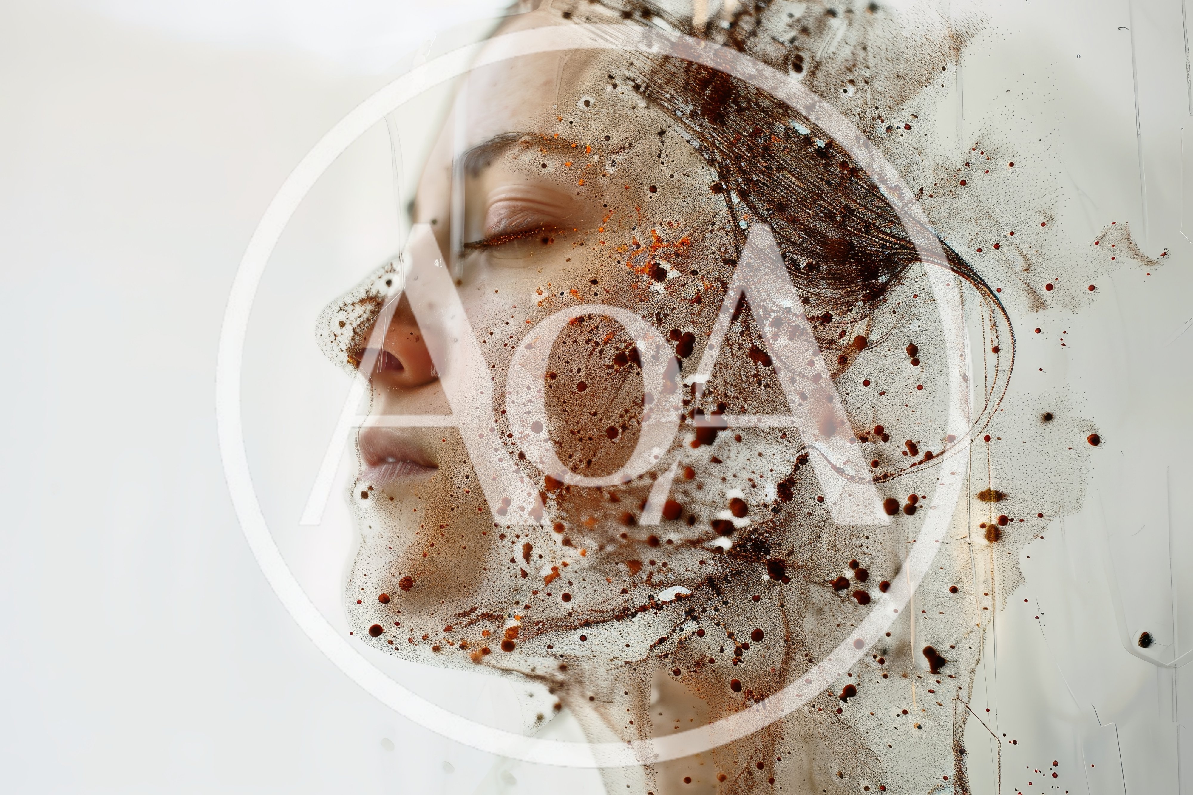 Surreal Double Exposure Portrait Of A Woman